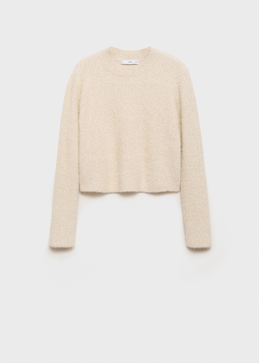 Beige long sleeve sweater sale
