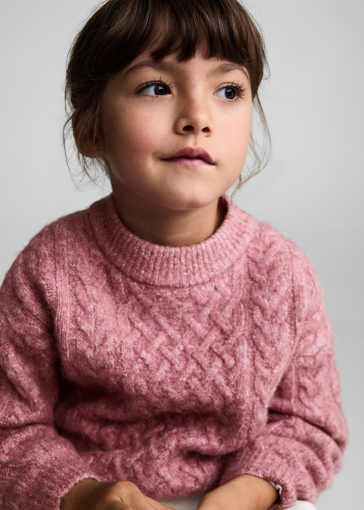 Braided knitted sweater - Details of the article 1