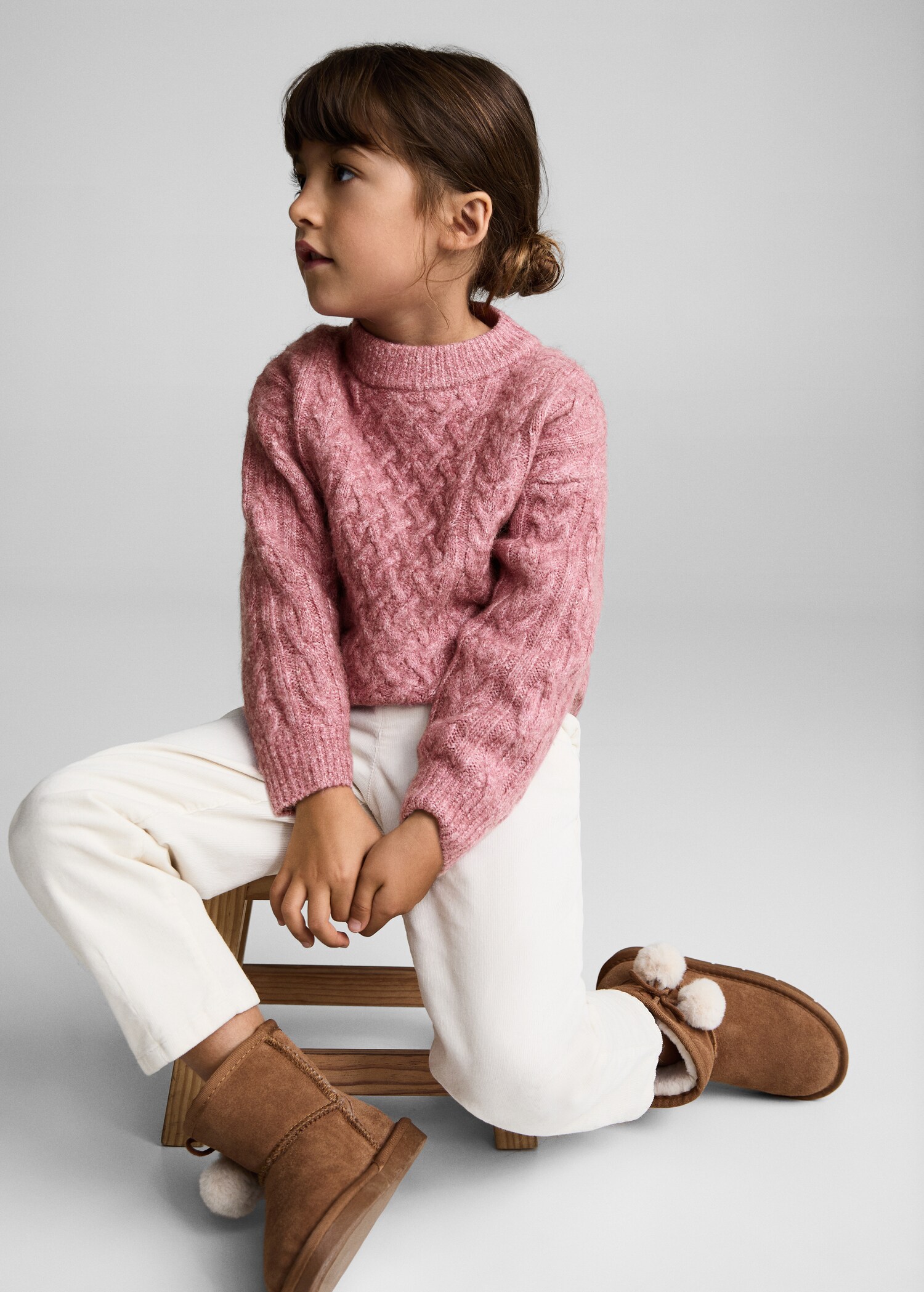 Braided knitted sweater - Details of the article 2