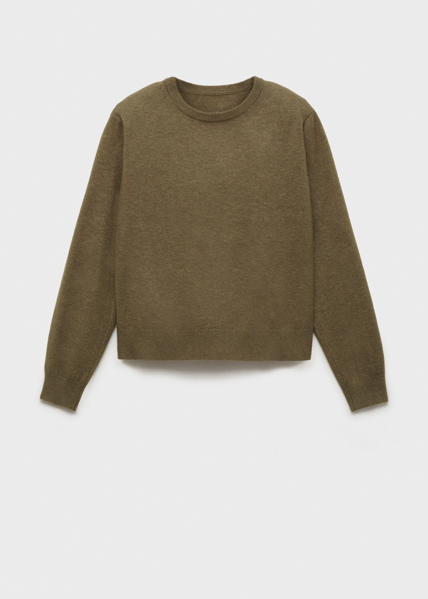 Round-neck knitted sweater - Article without model