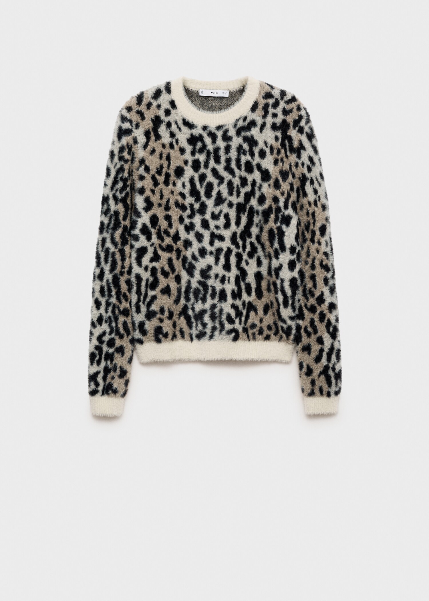 Jersey efecto pelo animal print - Artículo sin modelo