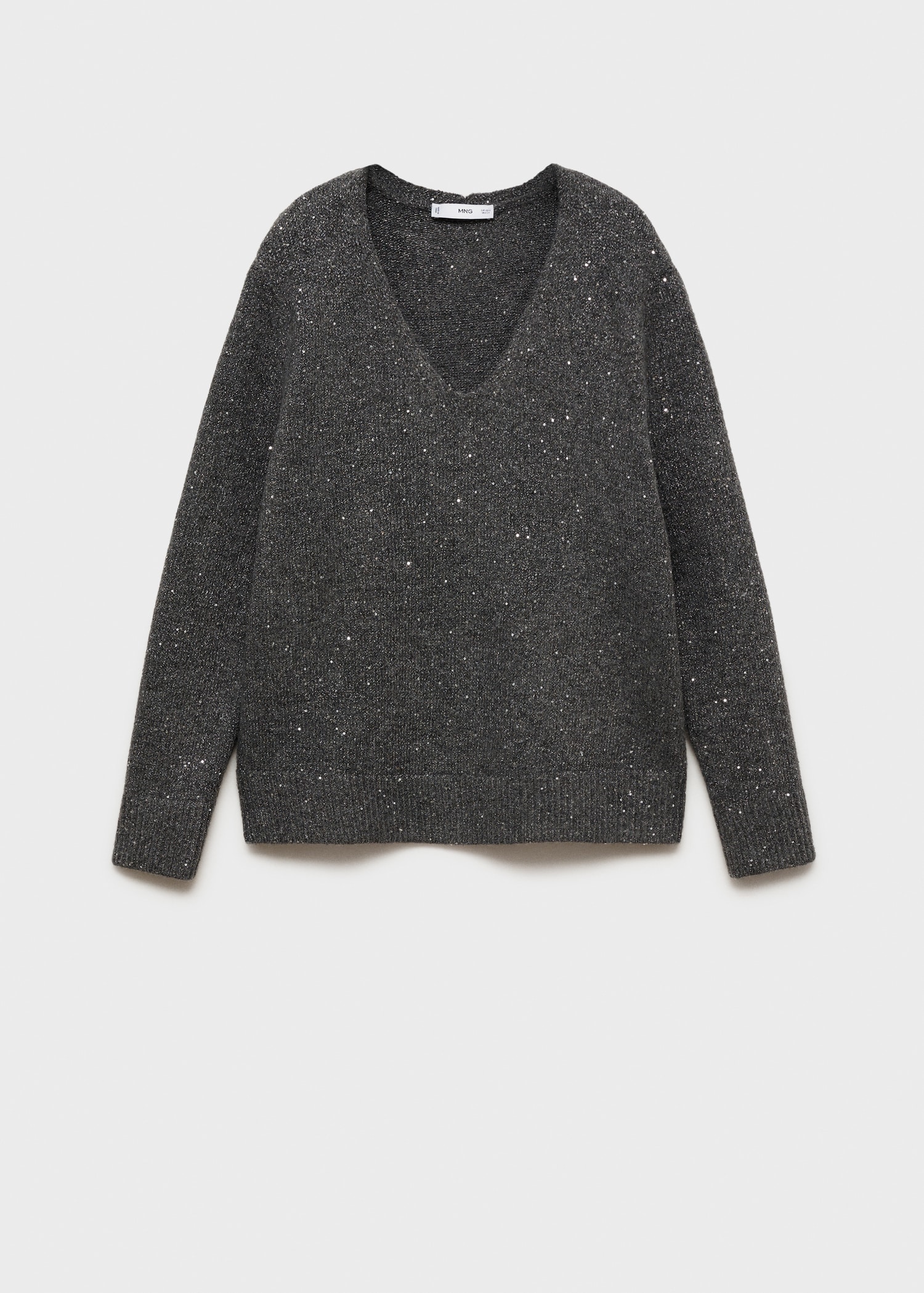 V-neck sequin sweater - Article without model