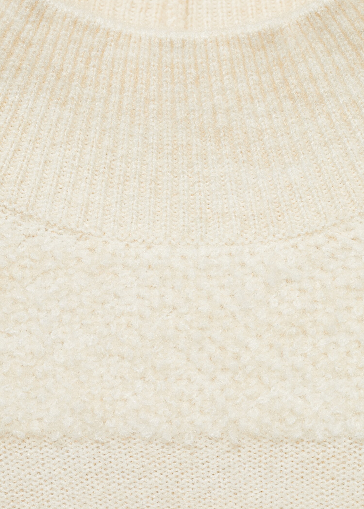 Perkins-neck panelled sweater - Details of the article 8
