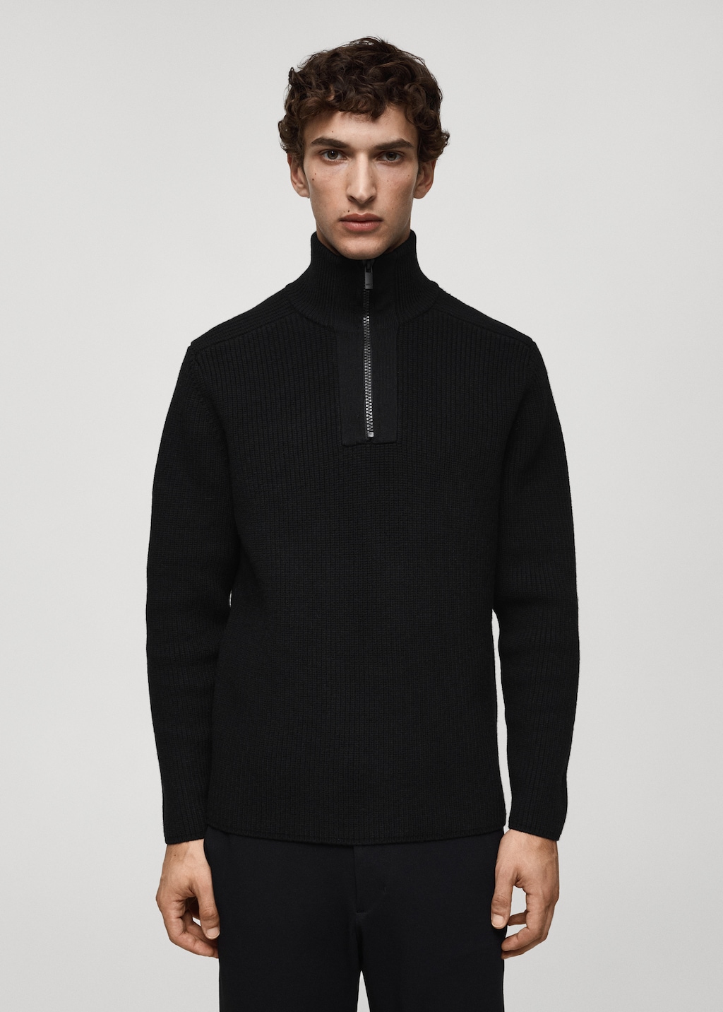 Mango half zip sweater new arrivals