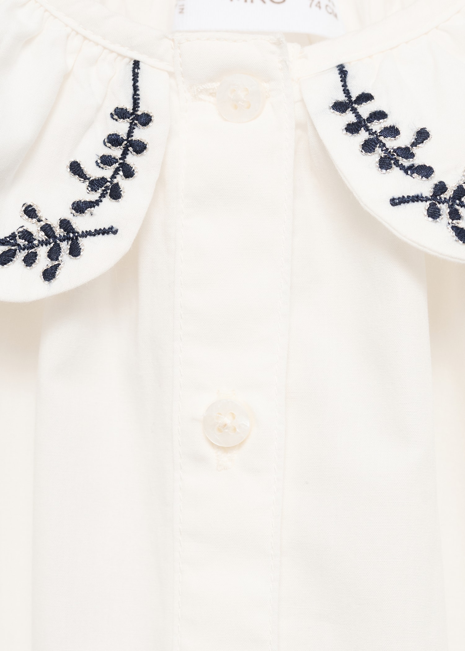 Blouse col Claudine broderie - Détail de l'article 0