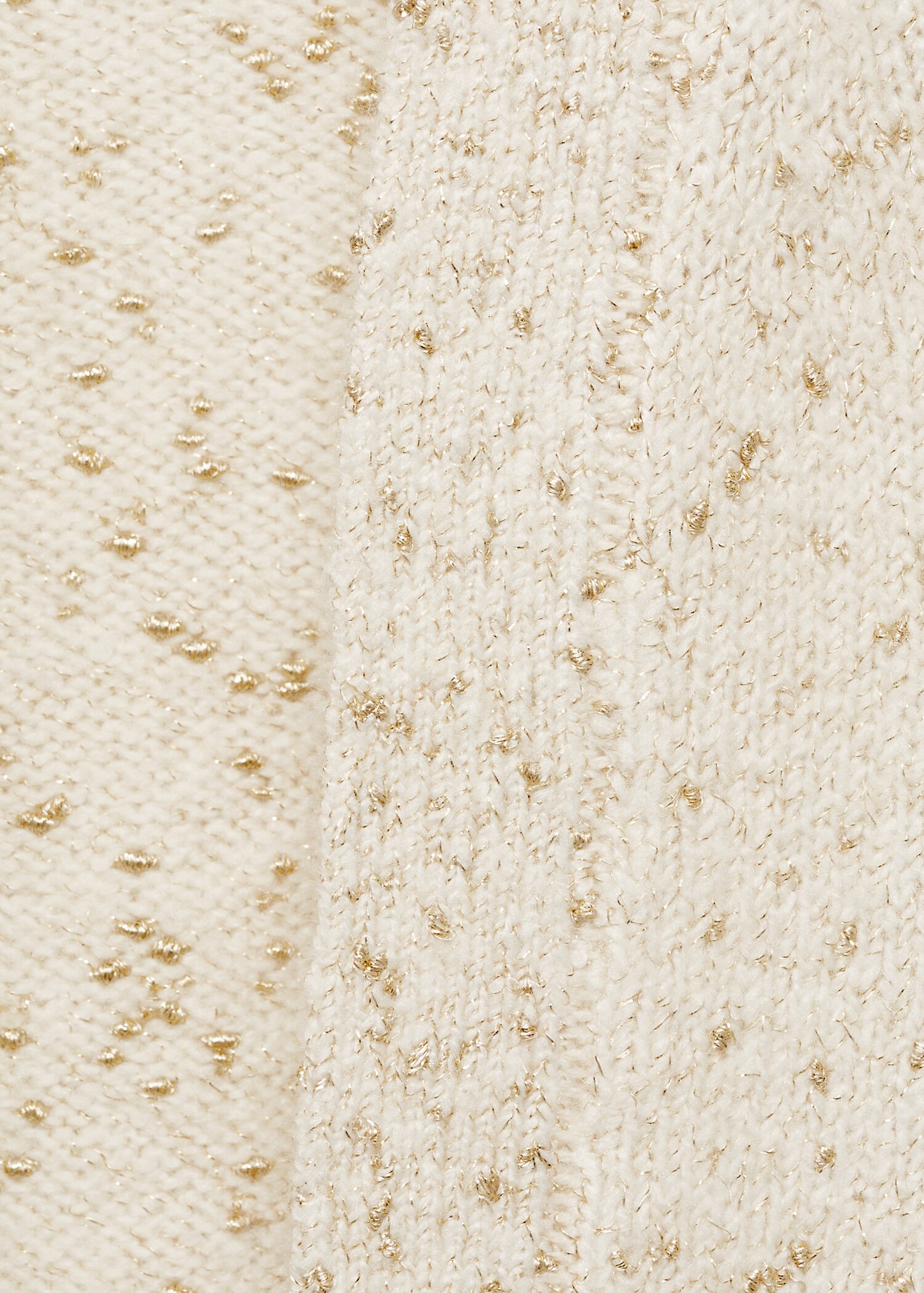 Metallic detail cardigan - Details of the article 8