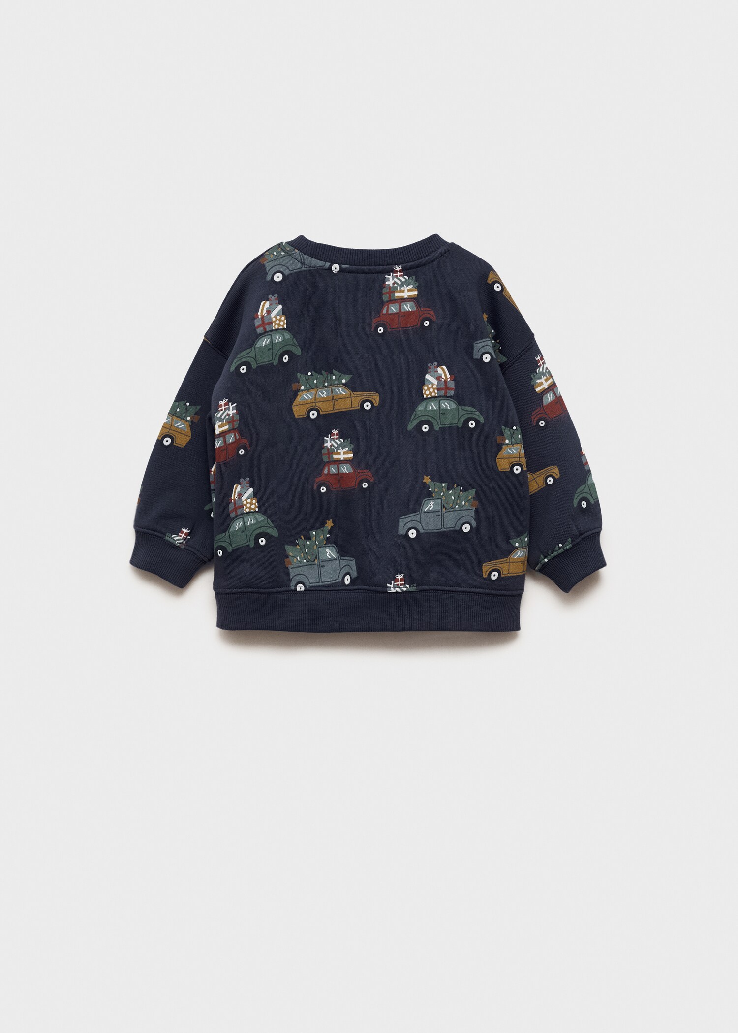 Christmas-print sweatshirt - Reverse of the article