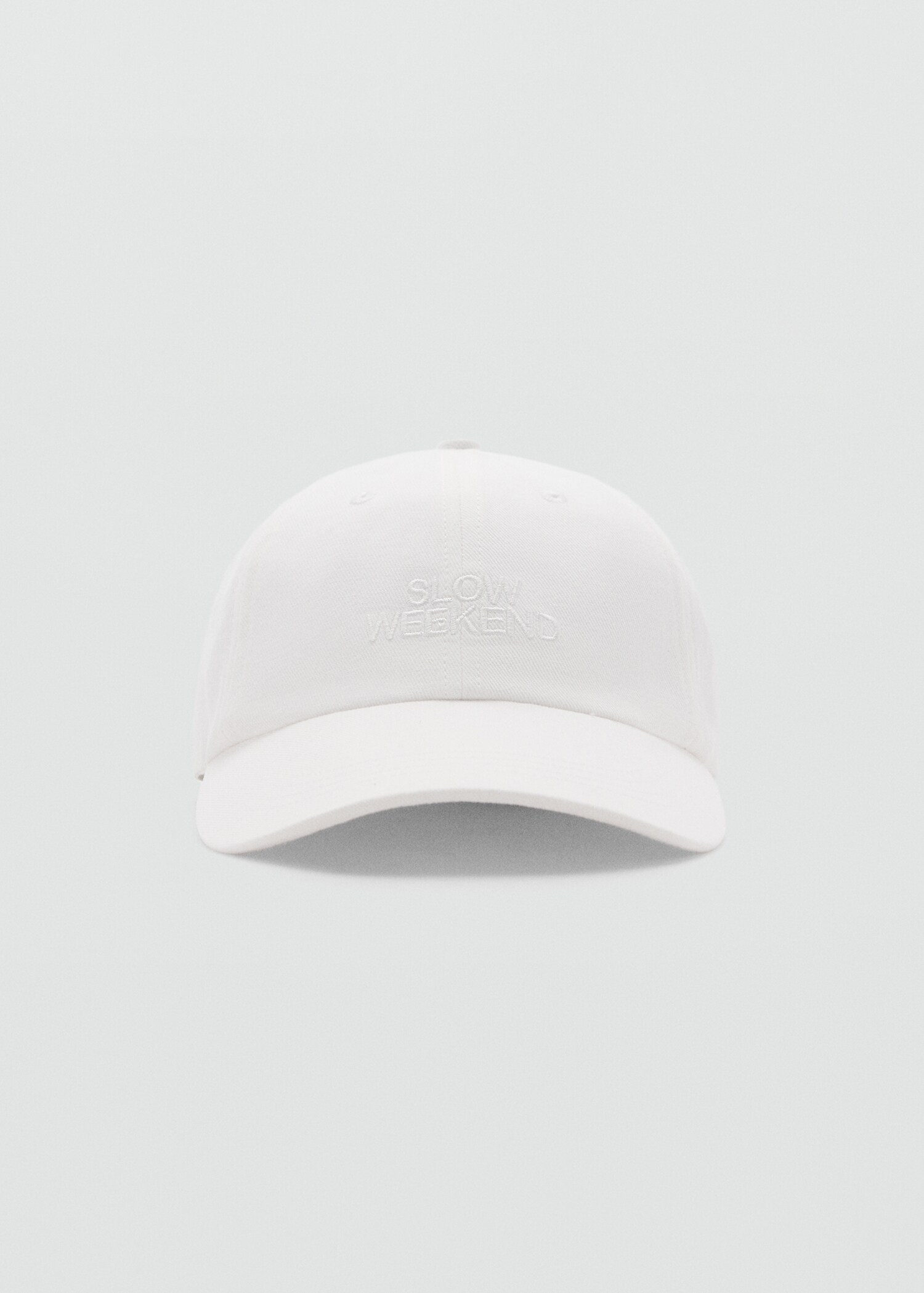 Embroidered message cap - Medium plane