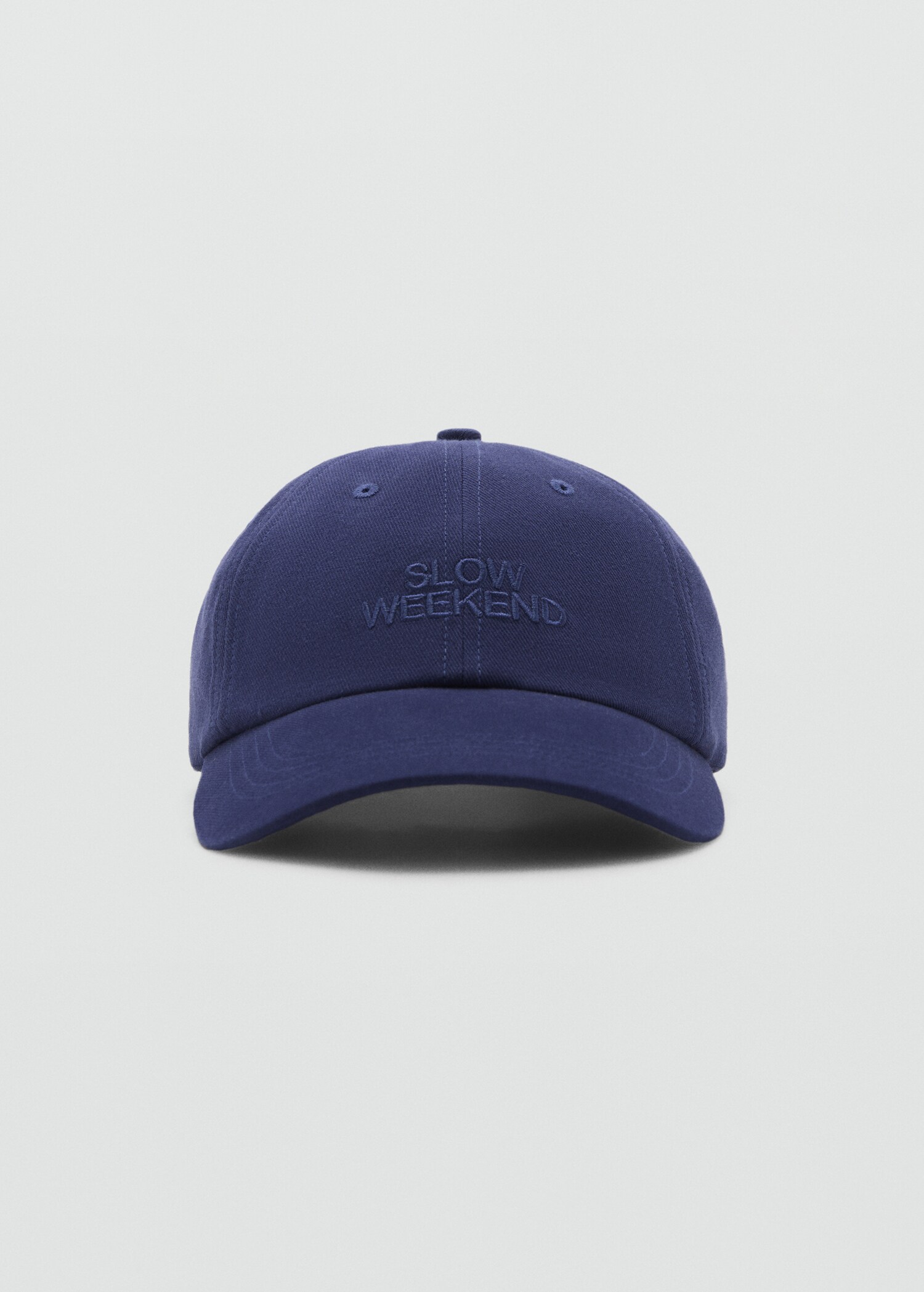 Embroidered message cap - Medium plane