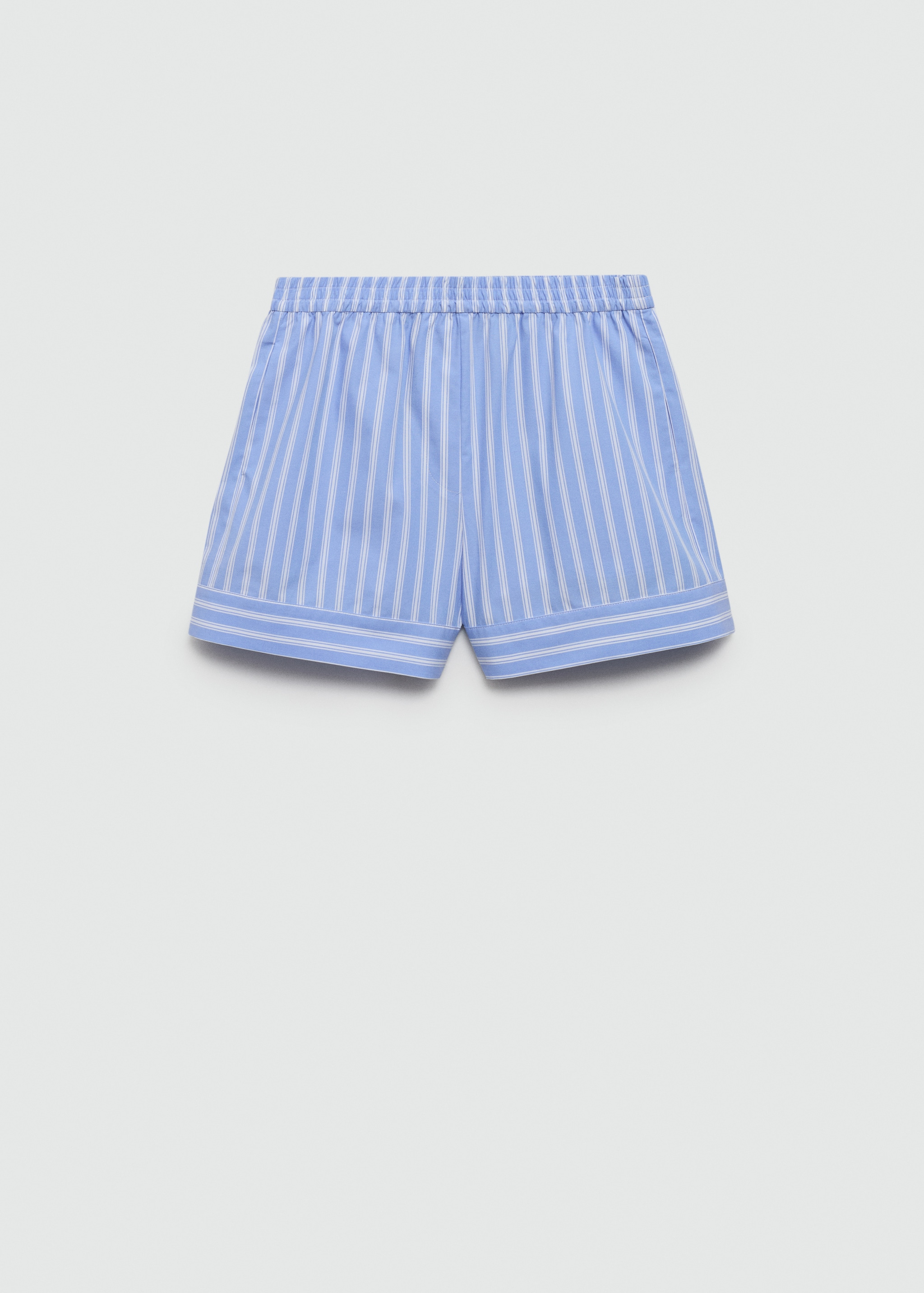 Straight-fit striped shorts - Article without model