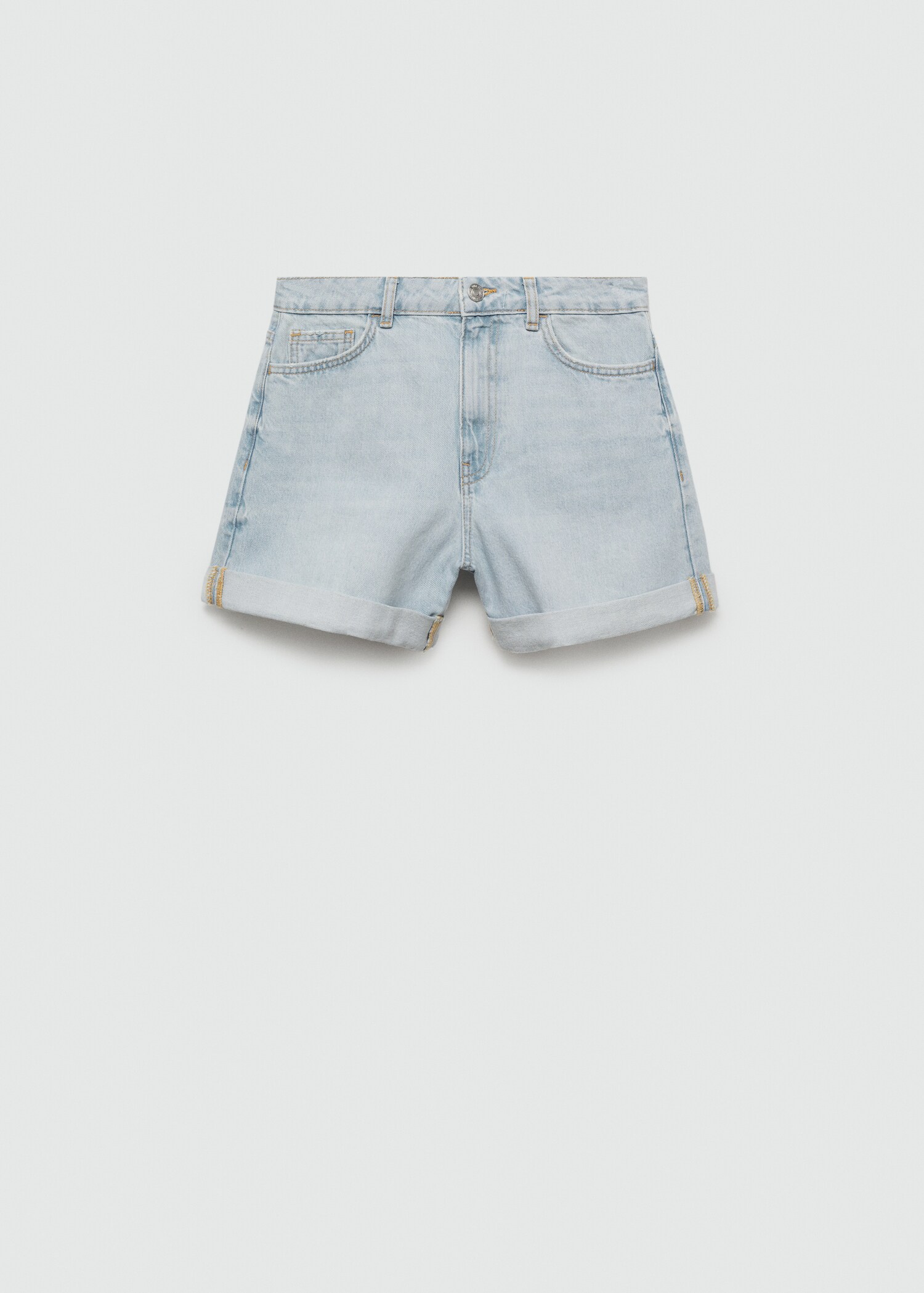 Shorts vaqueros mom-fit - Artículo sin modelo