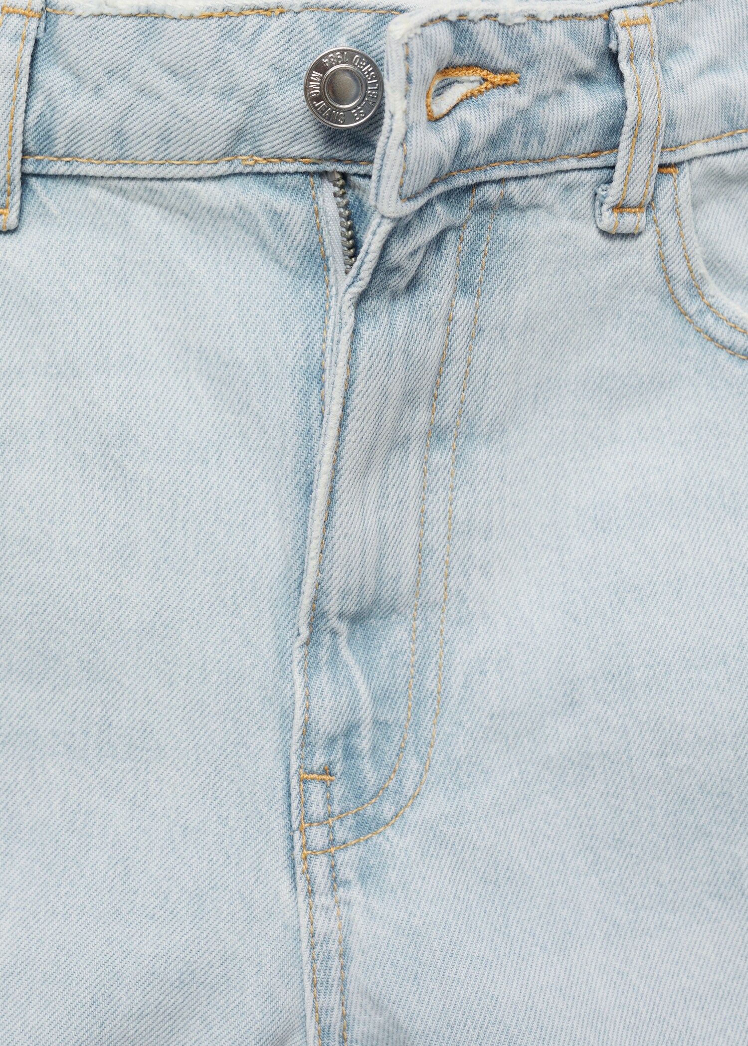 Mom-fit denim shorts - Details of the article 8