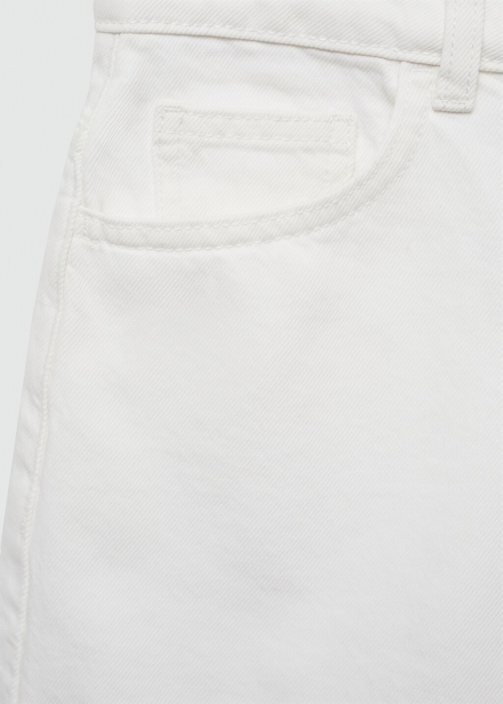 High-waisted mom-fit denim shorts - image 5