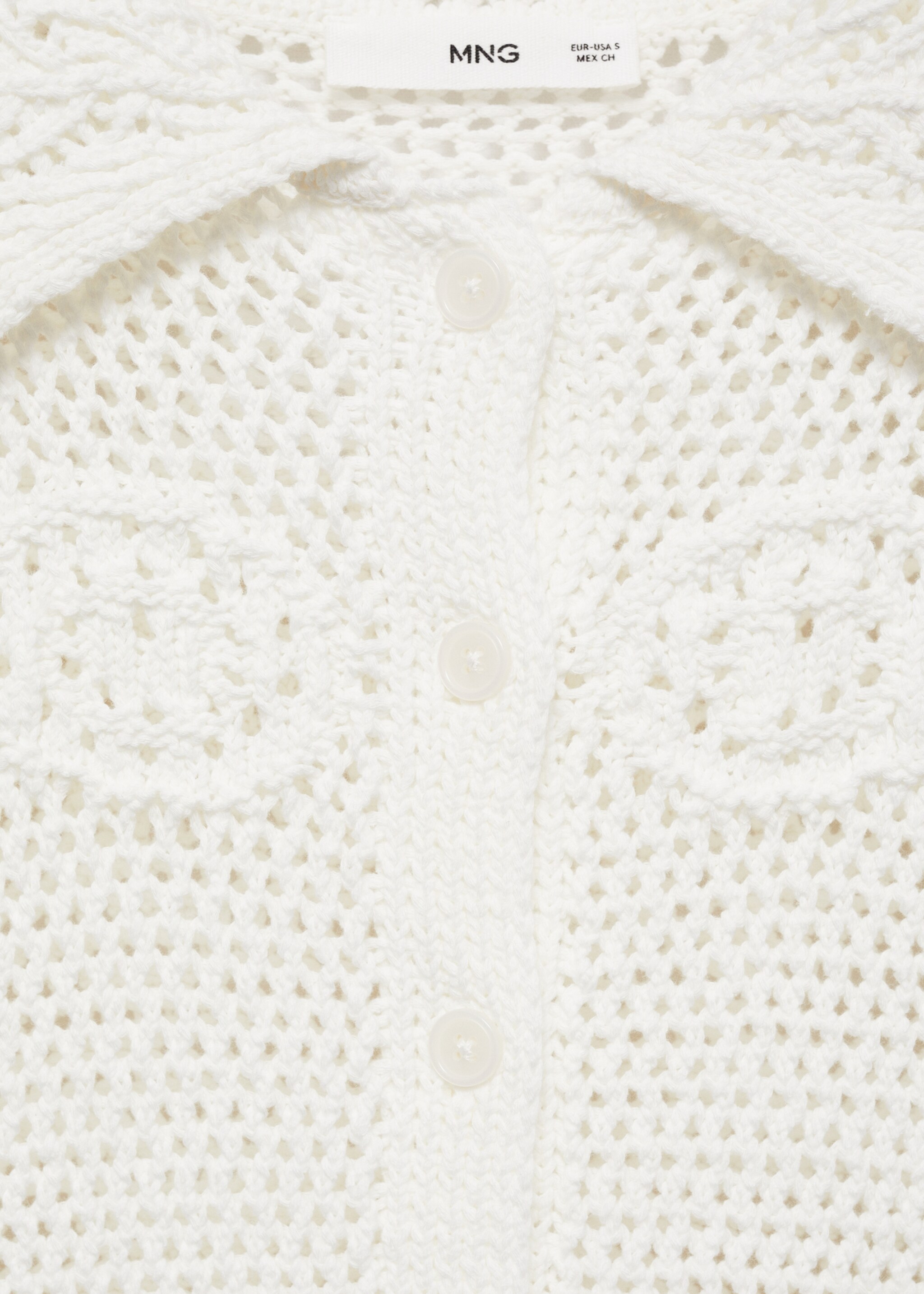 Crochet knitted cardigan - Details of the article 8