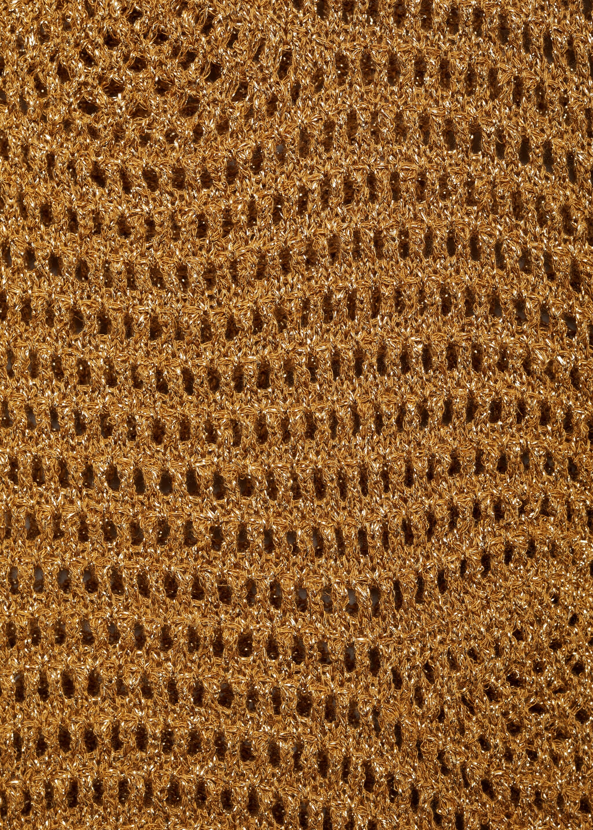 Openwork knitted lurex top - Details of the article 8