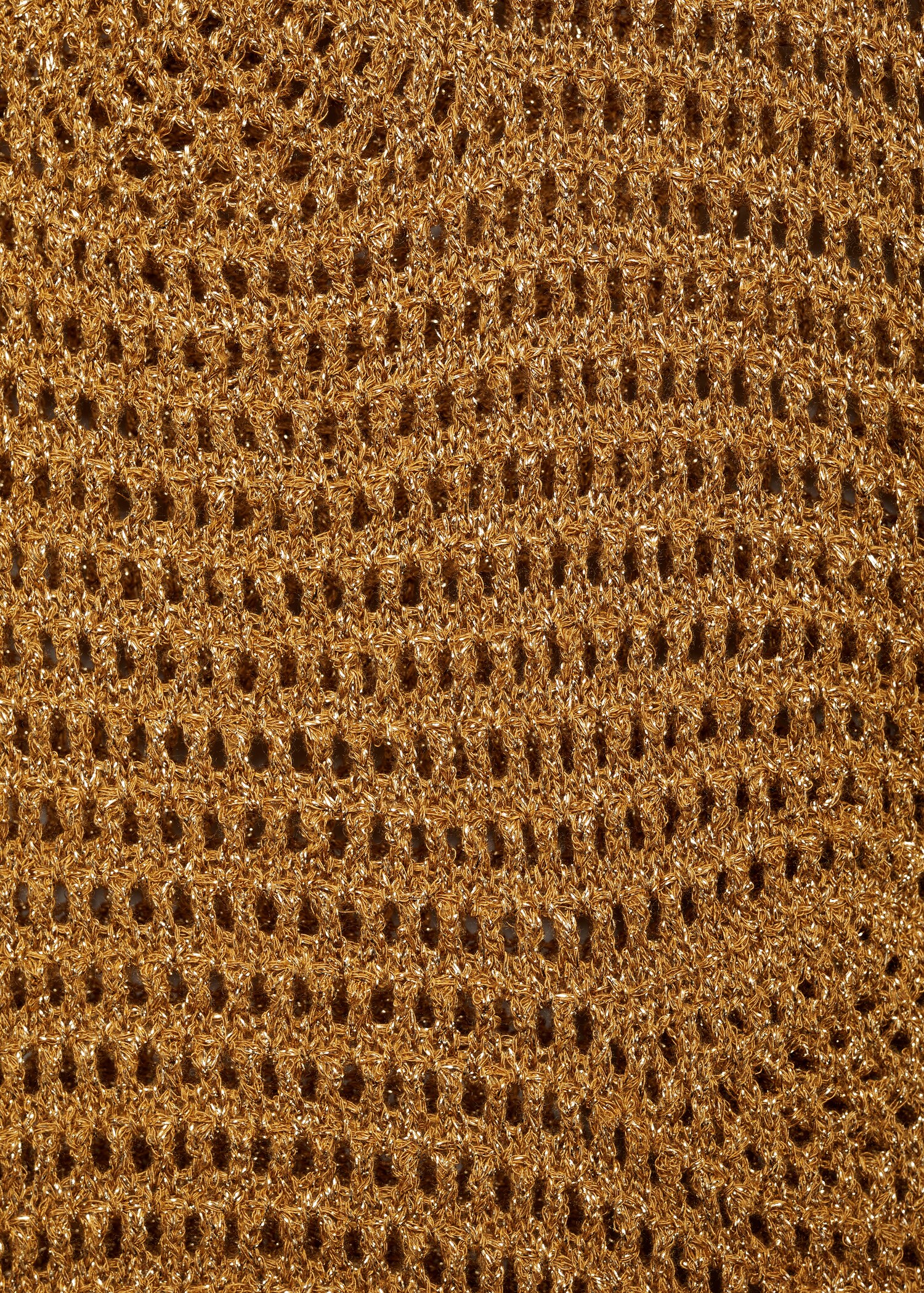 Openwork knitted lurex top - Details of the article 8