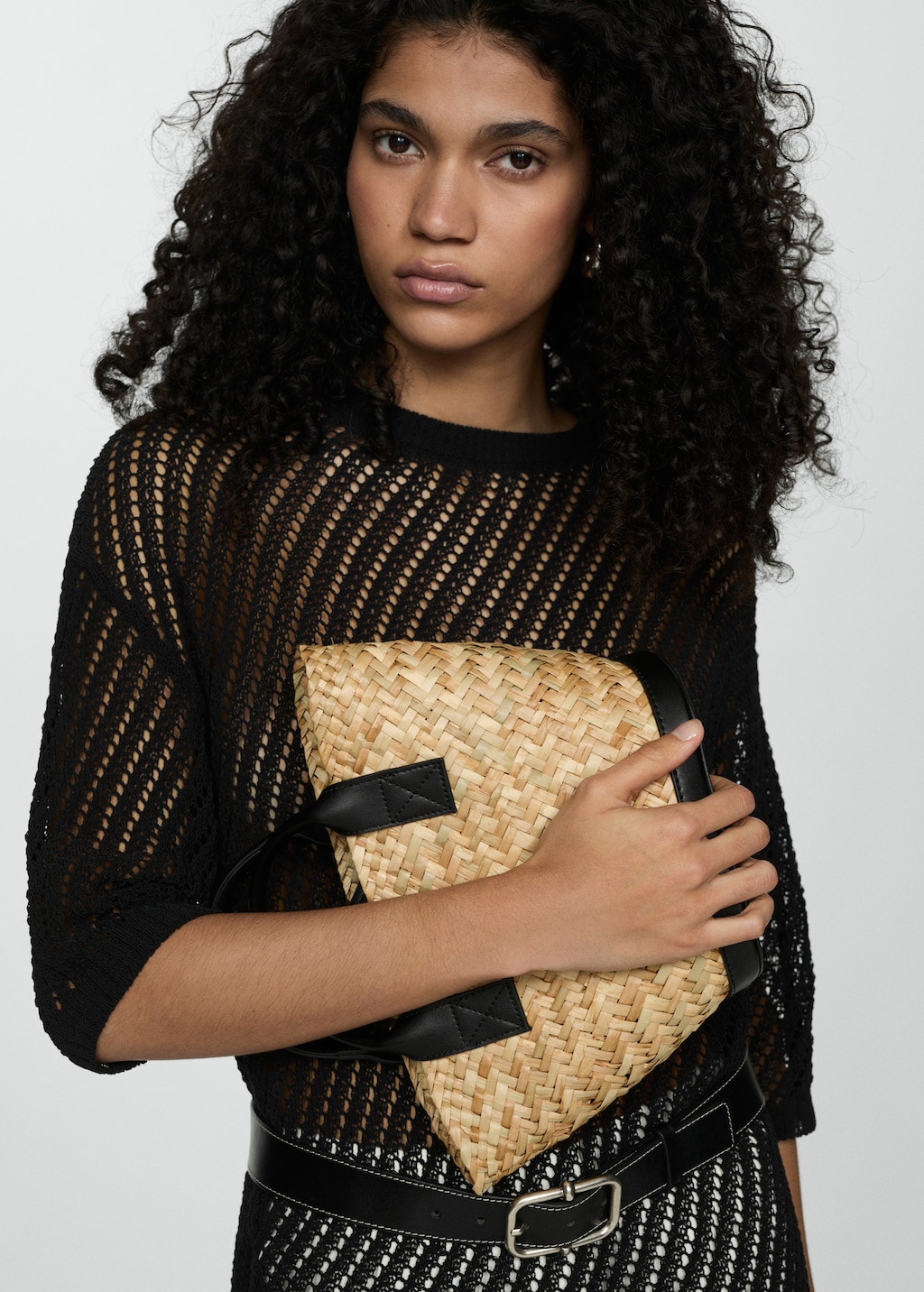 Mango crochet jumper hotsell