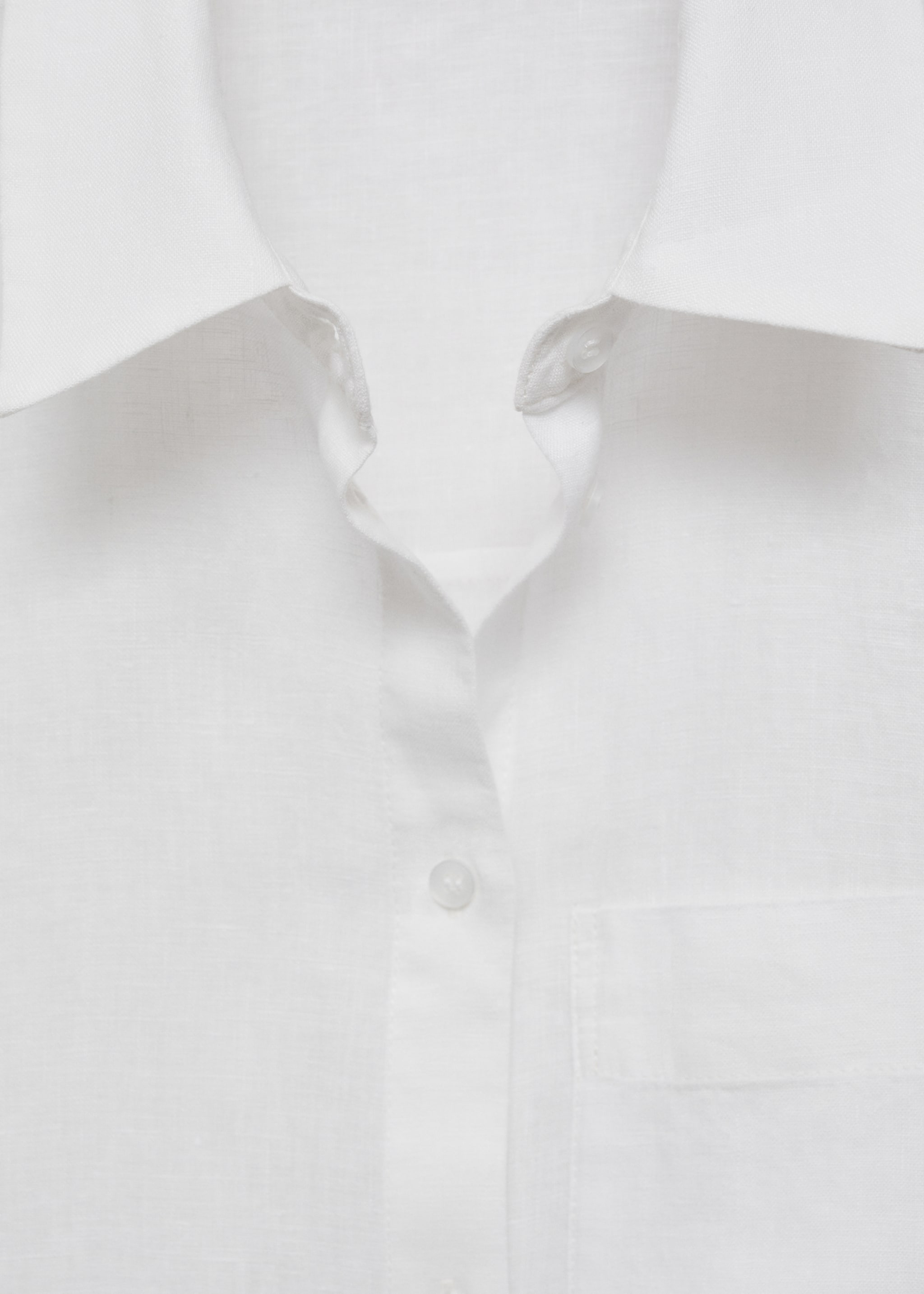 Camisa lino bolsillo - Detalle del artículo 8
