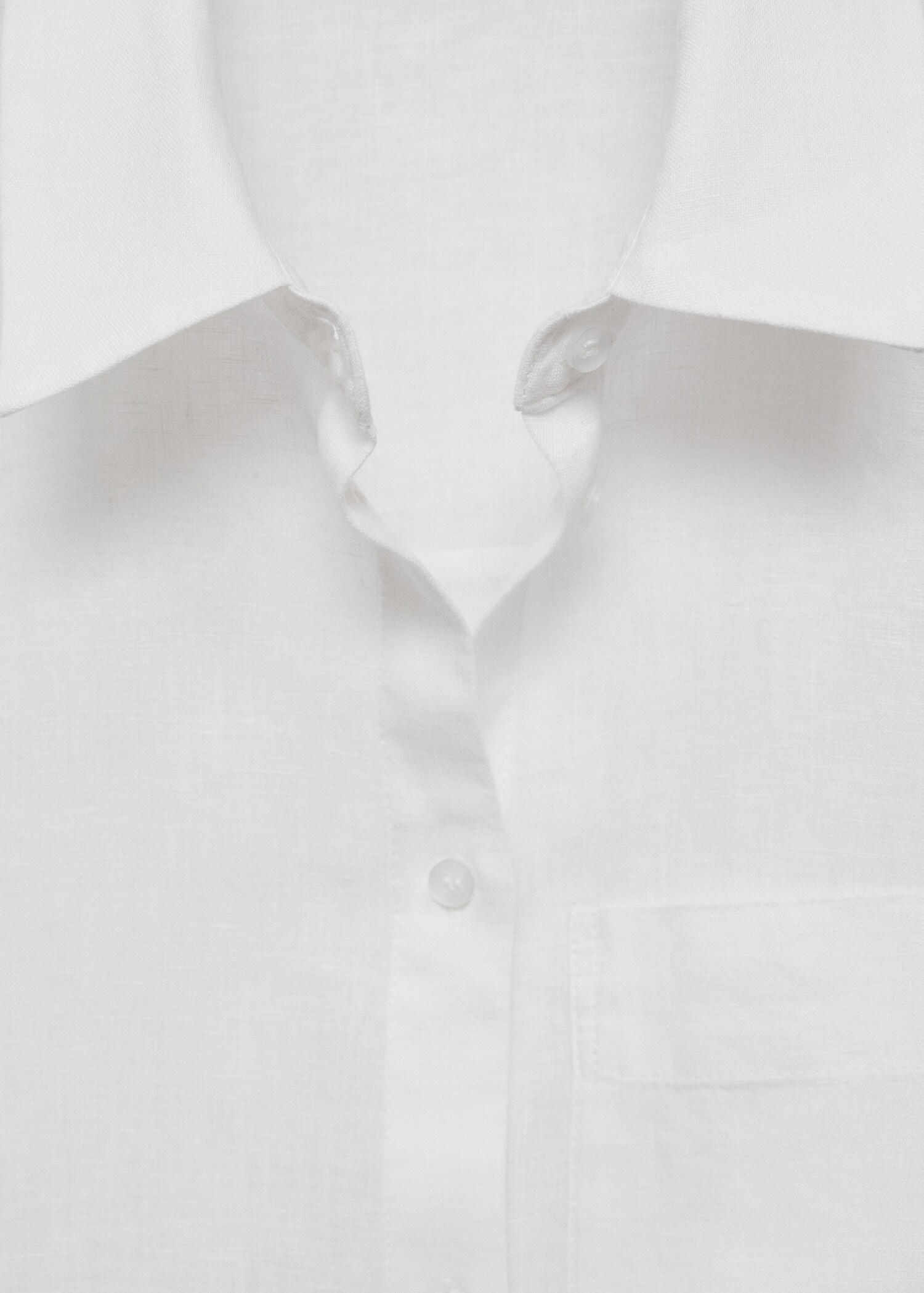 Camisa lino bolsillo - Detalle del artículo 8
