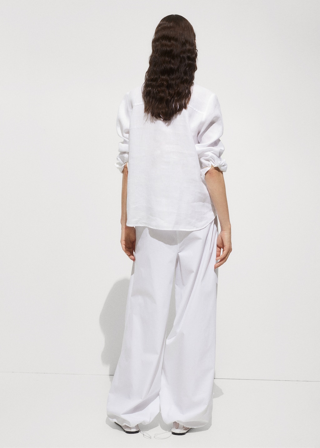 Mango linen top deals
