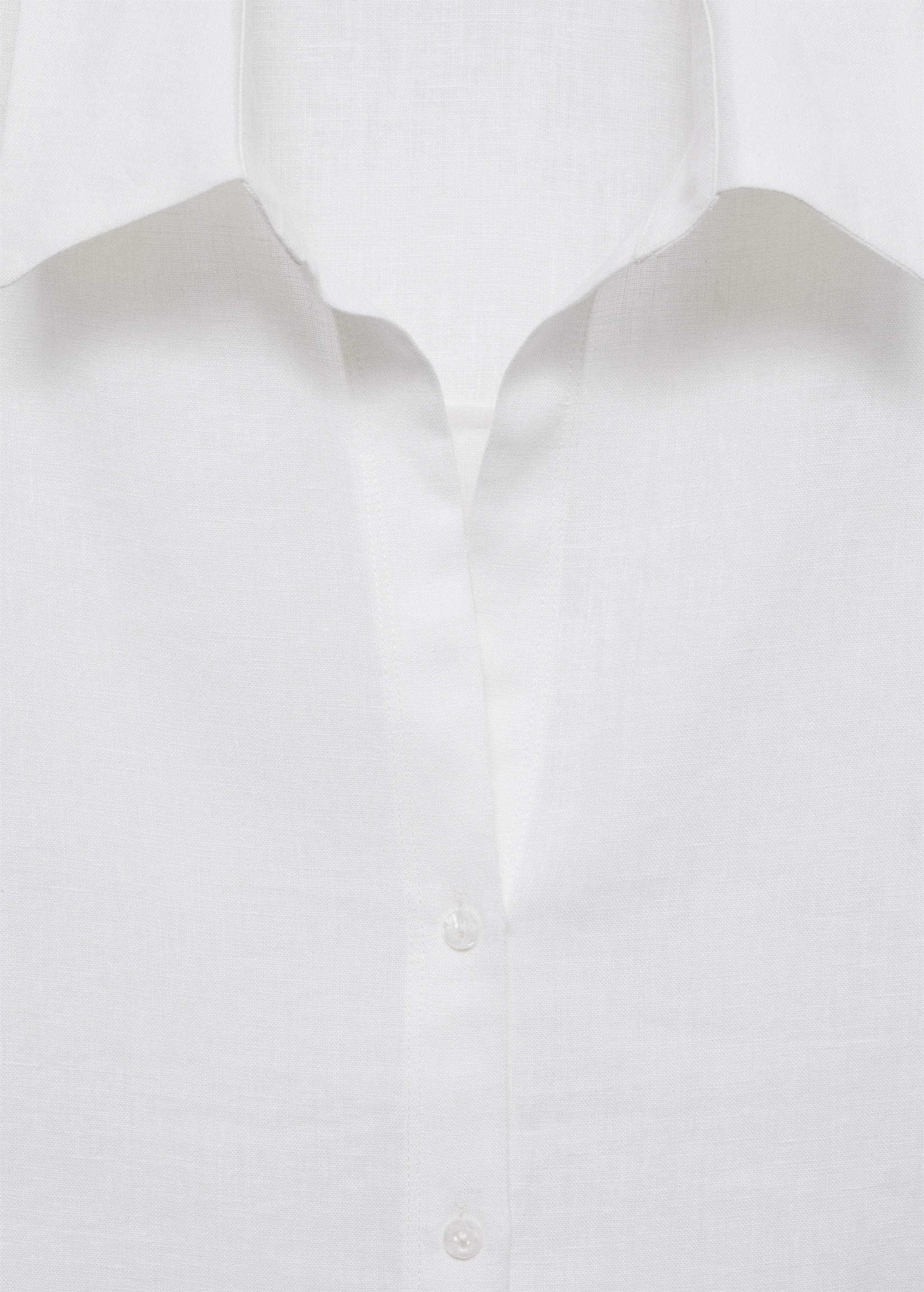 100% linen long sleeve shirt - Details of the article 8