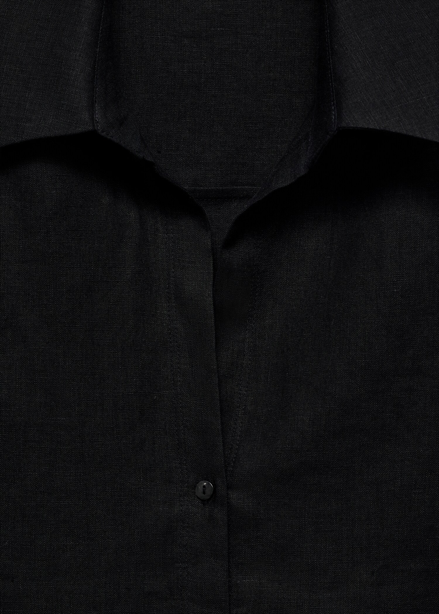 100% linen long sleeve shirt - Details of the article 8