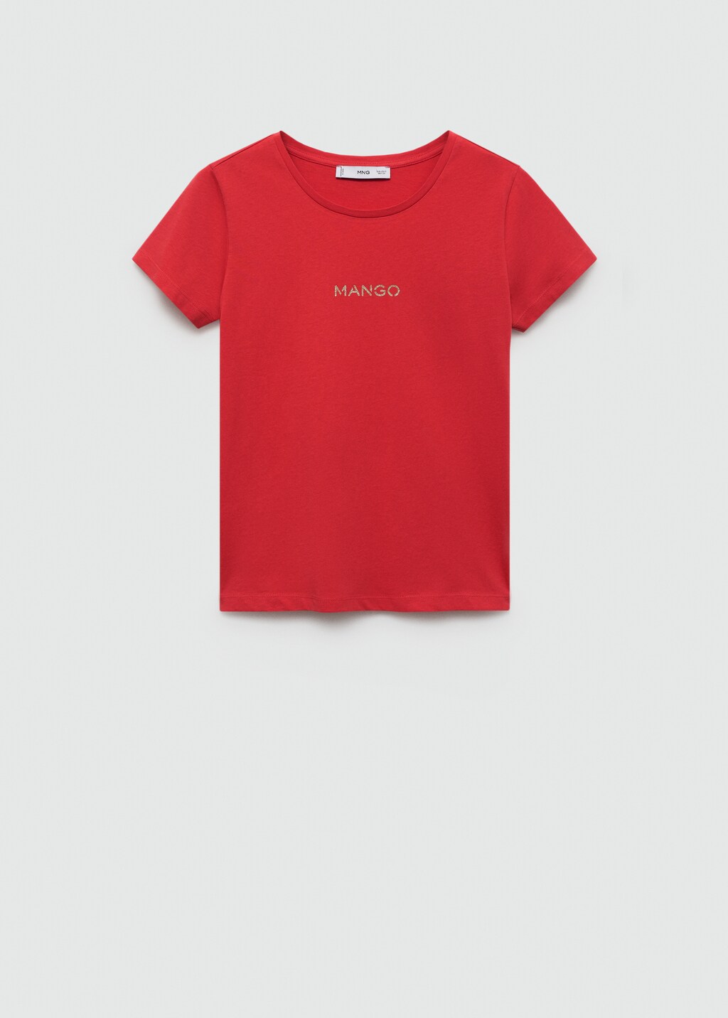 Logo cotton T shirt Women MANGO Greece