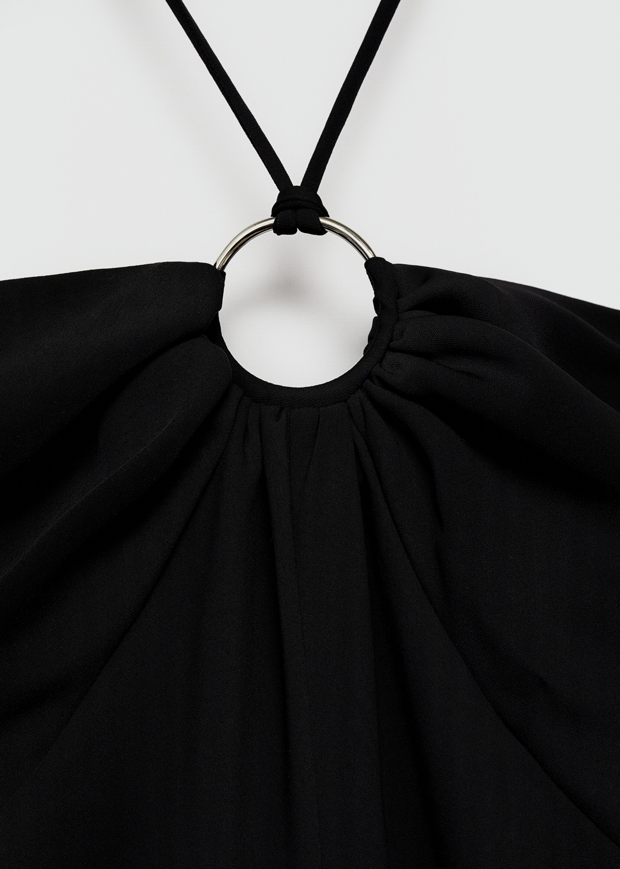 Halter-neck jumpsuit with ring - Details of the article 8