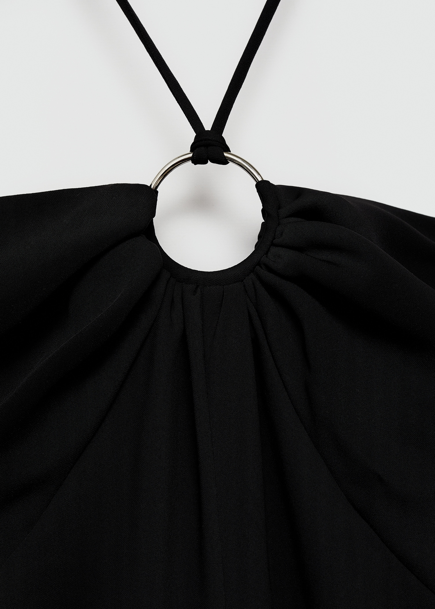 Halter-neck jumpsuit with ring - Details of the article 8