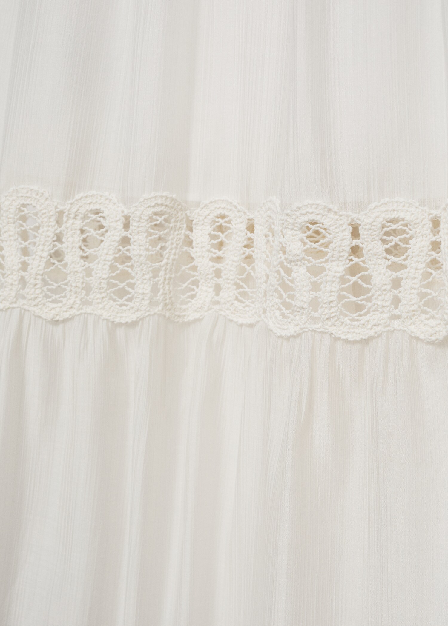 Embroidered detail dress - Woman | MANGO USA