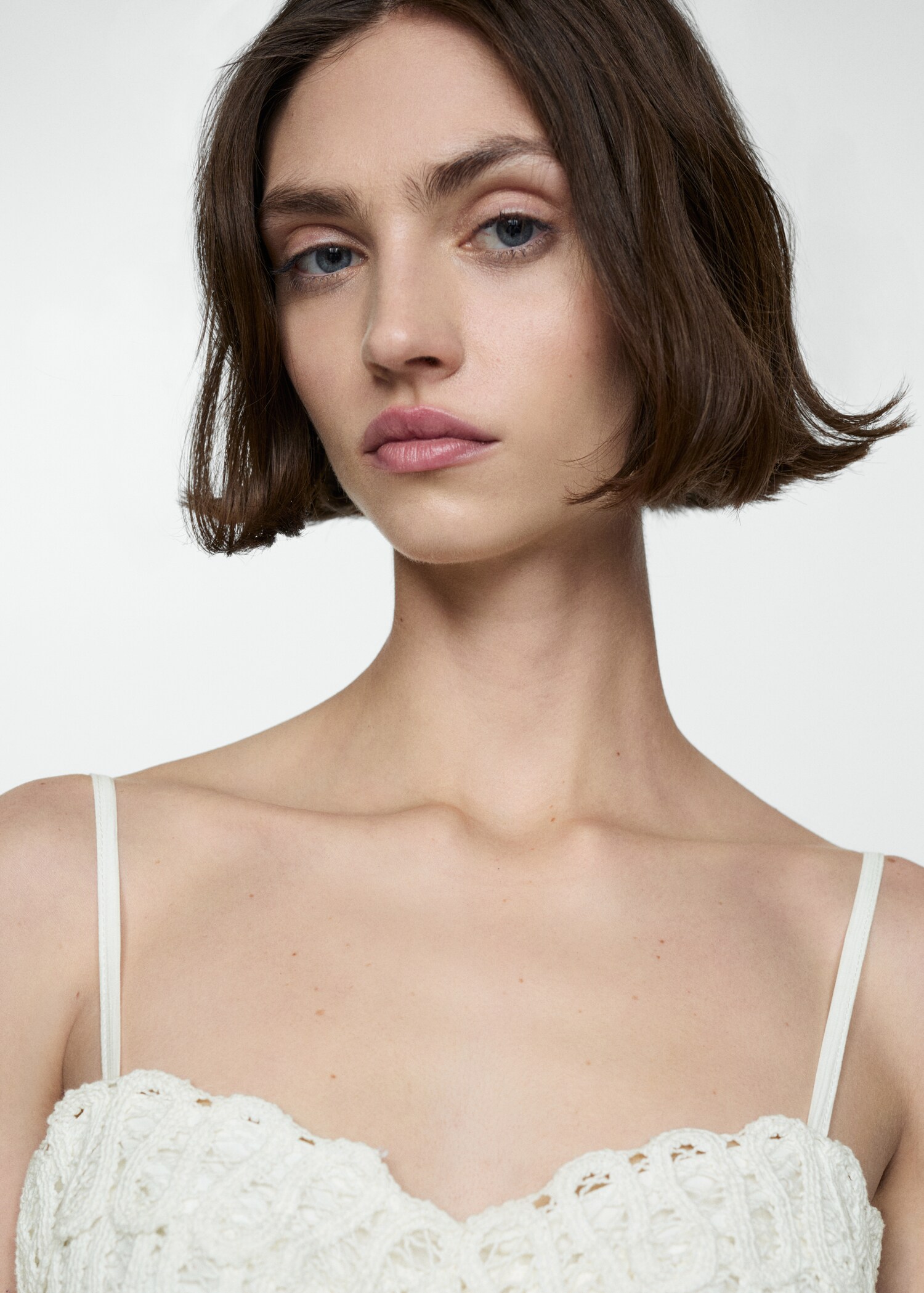 Embroidered detail dress - Details of the article 1