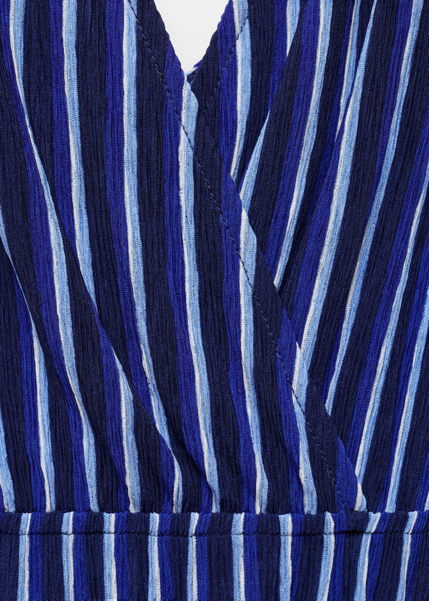 Stripe-print dress with bow - Details of the article 8