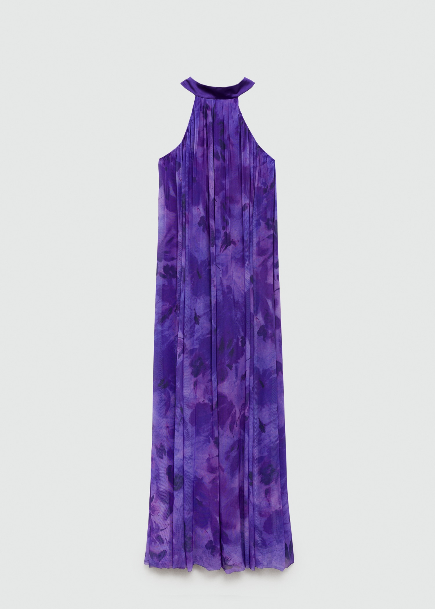 Printed halter-neck dress - Article without model