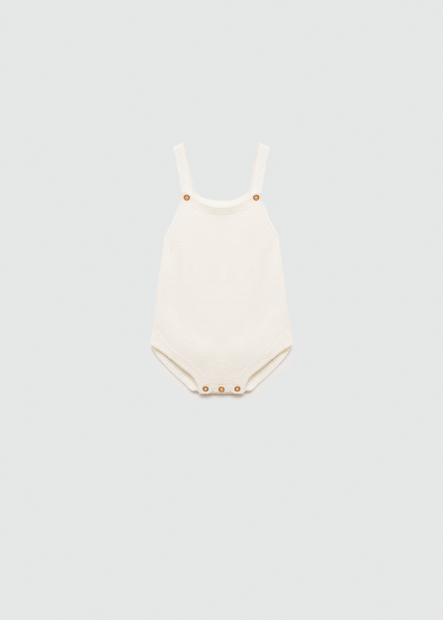 Cotton-knit romper - Article without model