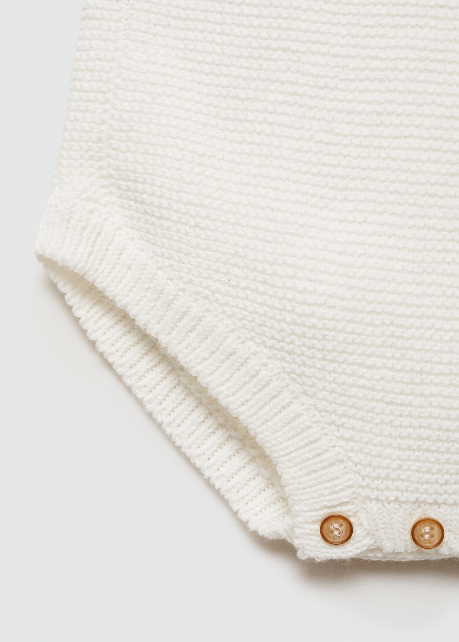 Cotton-knit romper - Details of the article 0