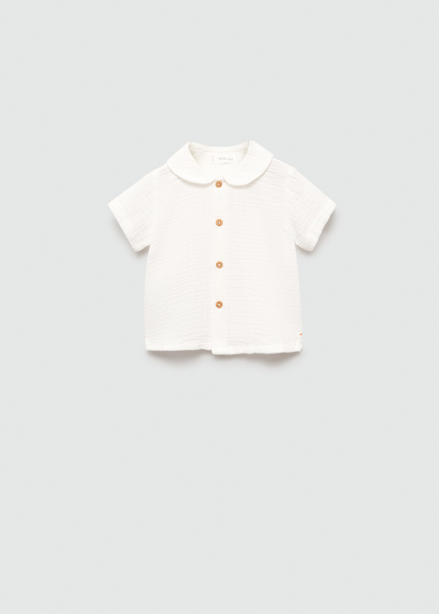 Chemise coton tissu plissé - Article sans modèle