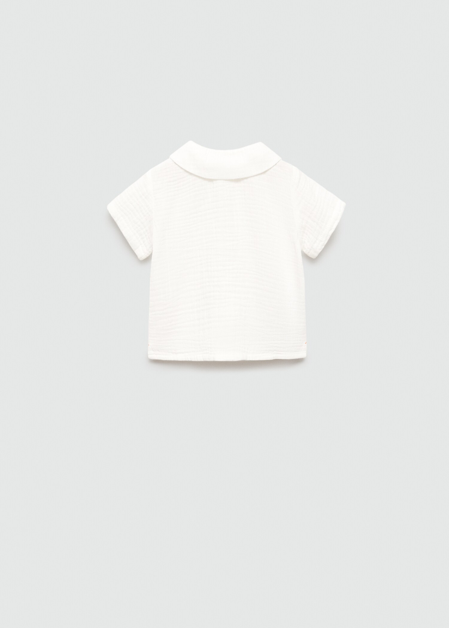 Chemise coton tissu plissé - Verso de l’article