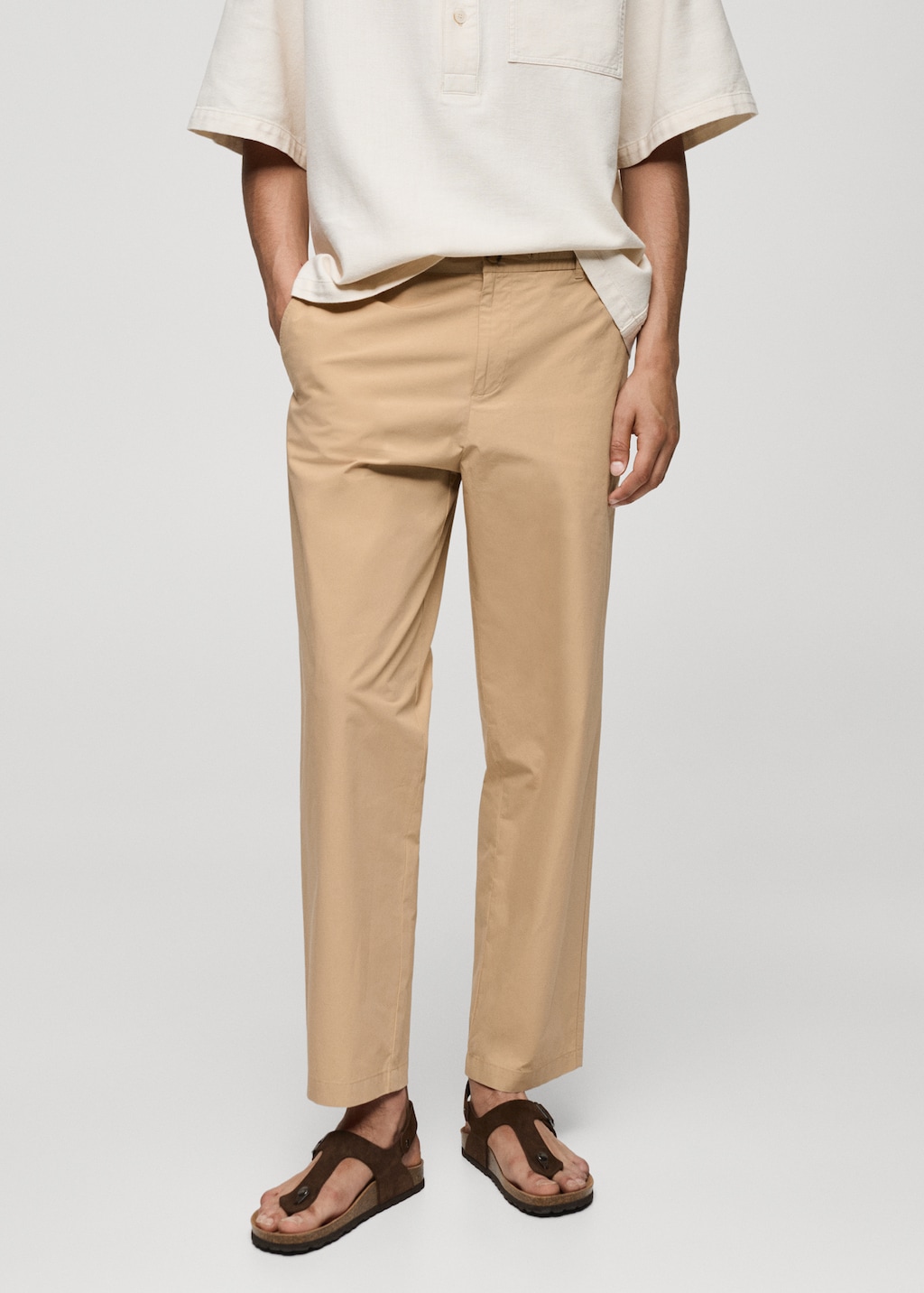 Mango beige pants outlet