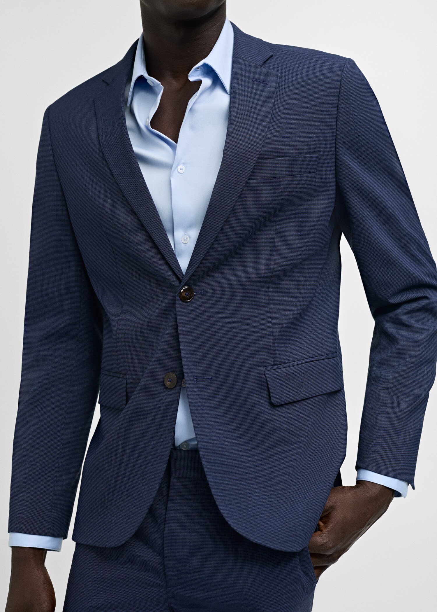 Костюмный пиджак París super slim fit - Деталь изделия 6