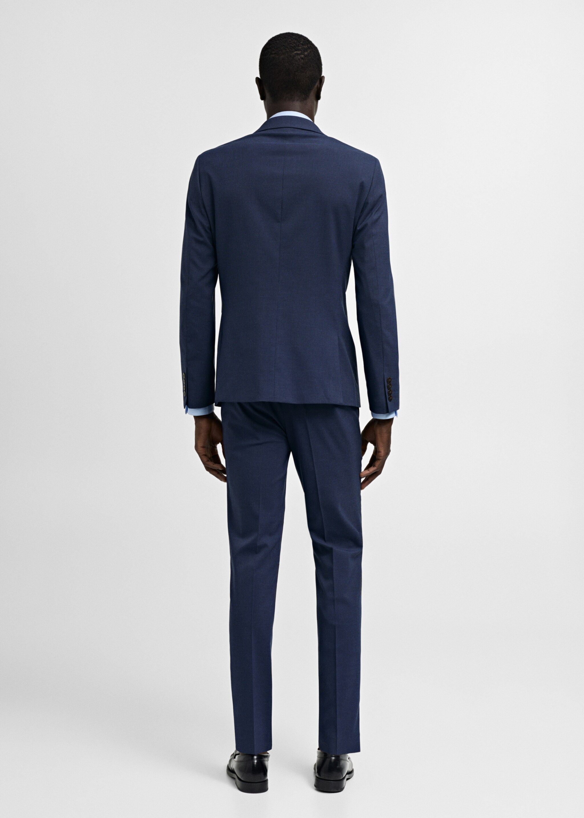 Super slim-fit suit jacket in stretch fabric - Reverse of the article