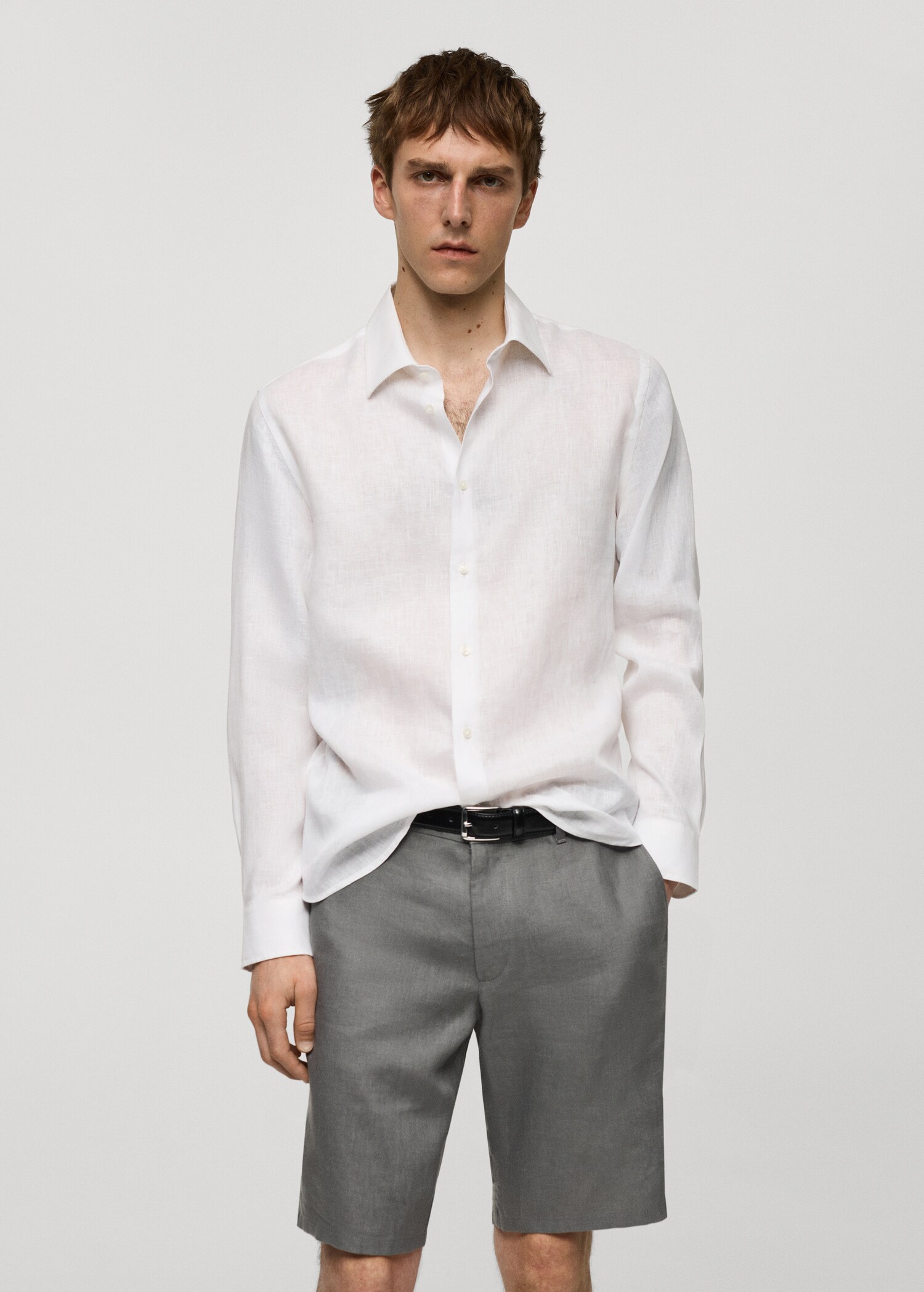 Camisa regular fit 100% lli - Pla mig