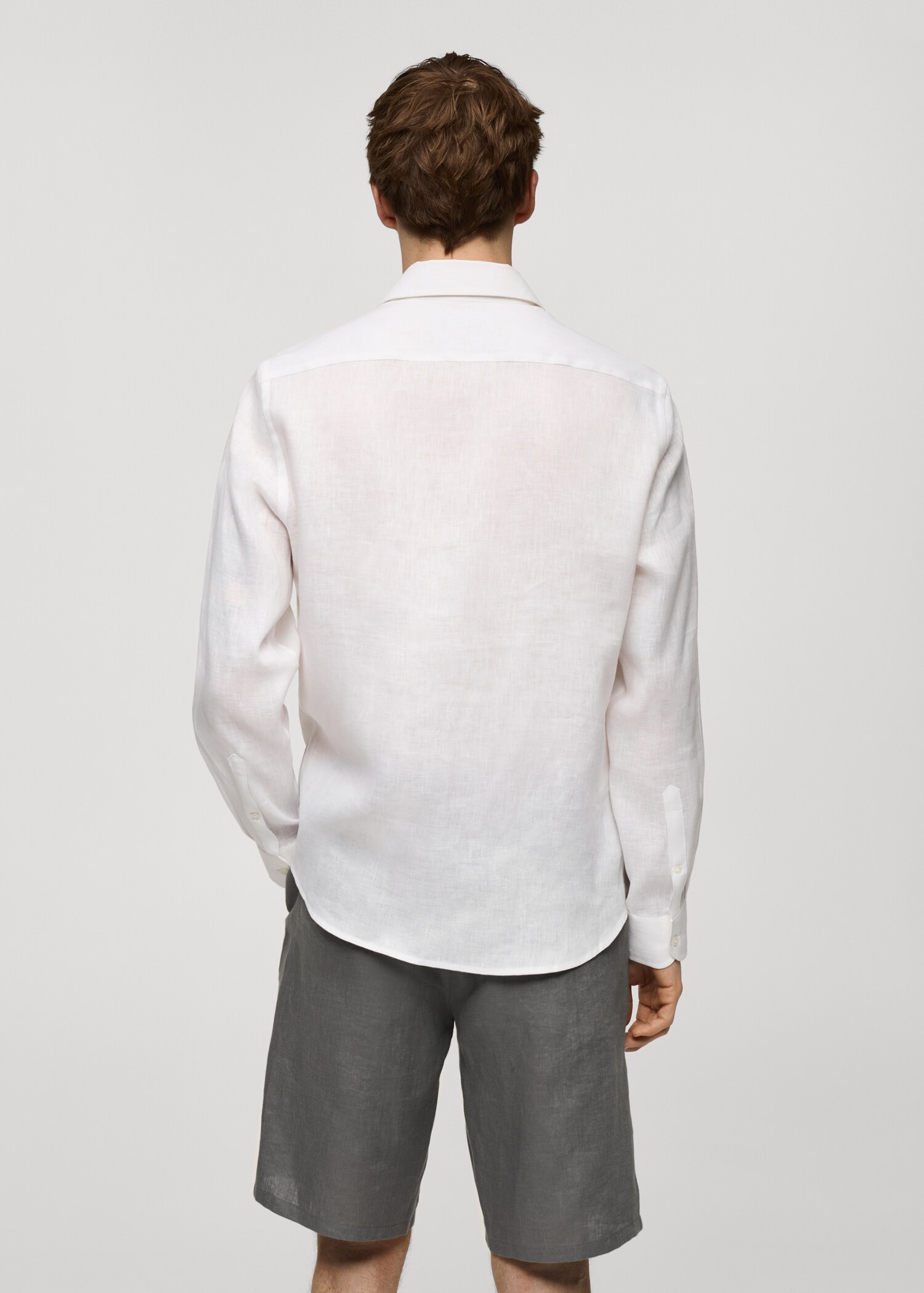 Camisa regular fit 100% lli - Revers de l'article