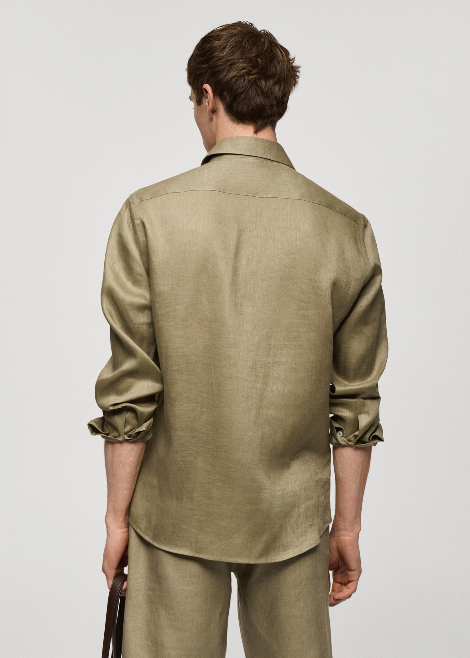 Camisa regular fit 100% lli - Revers de l'article