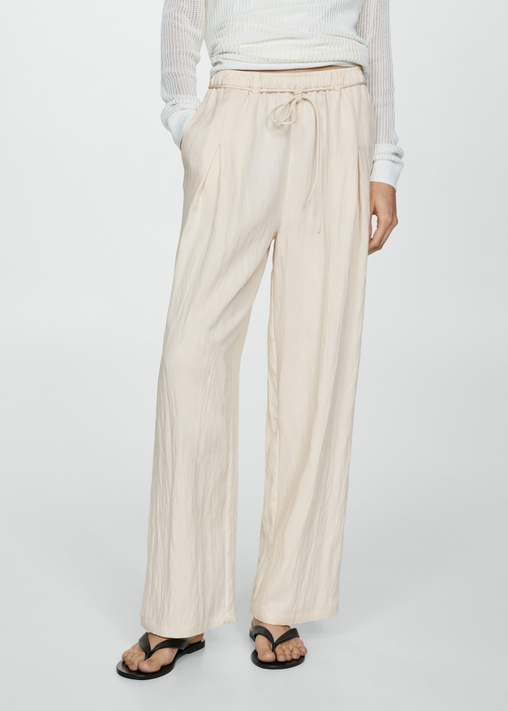 Mango Gerade Lyocell-Hose