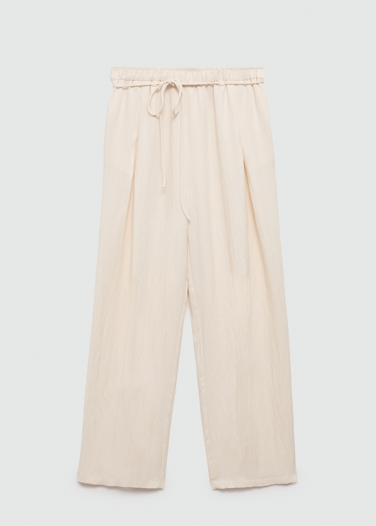 Straight lyocell trousers - Article without model