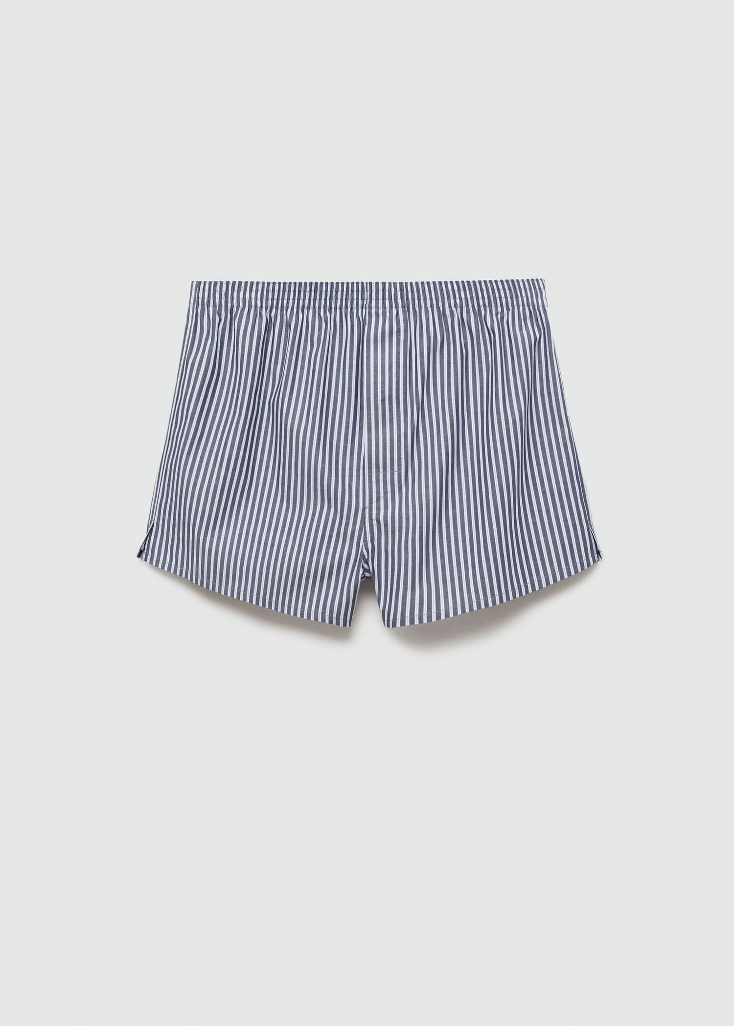Striped printed cotton briefs - Article without model