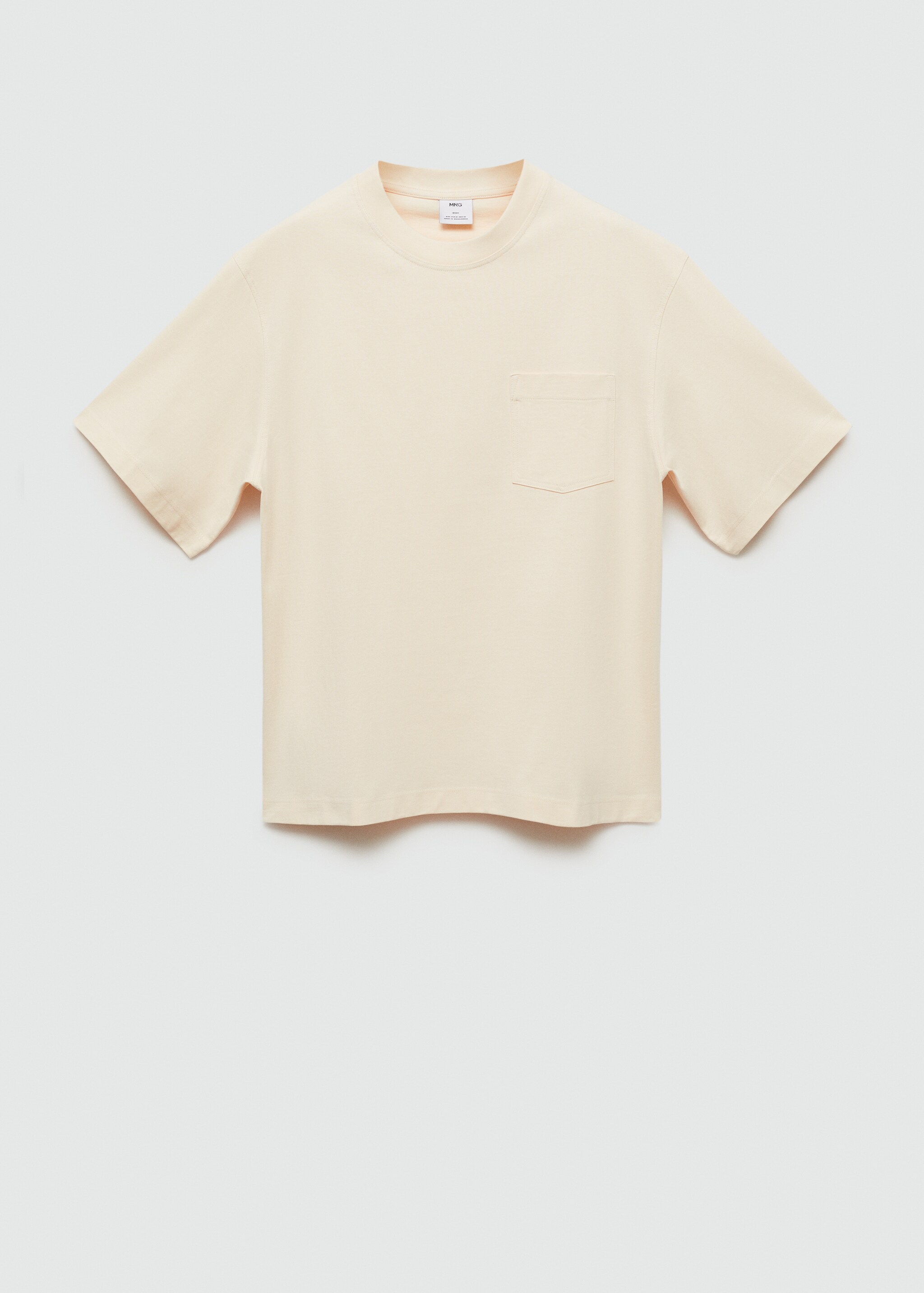 T-shirt poche 100 % coton - Article sans modèle