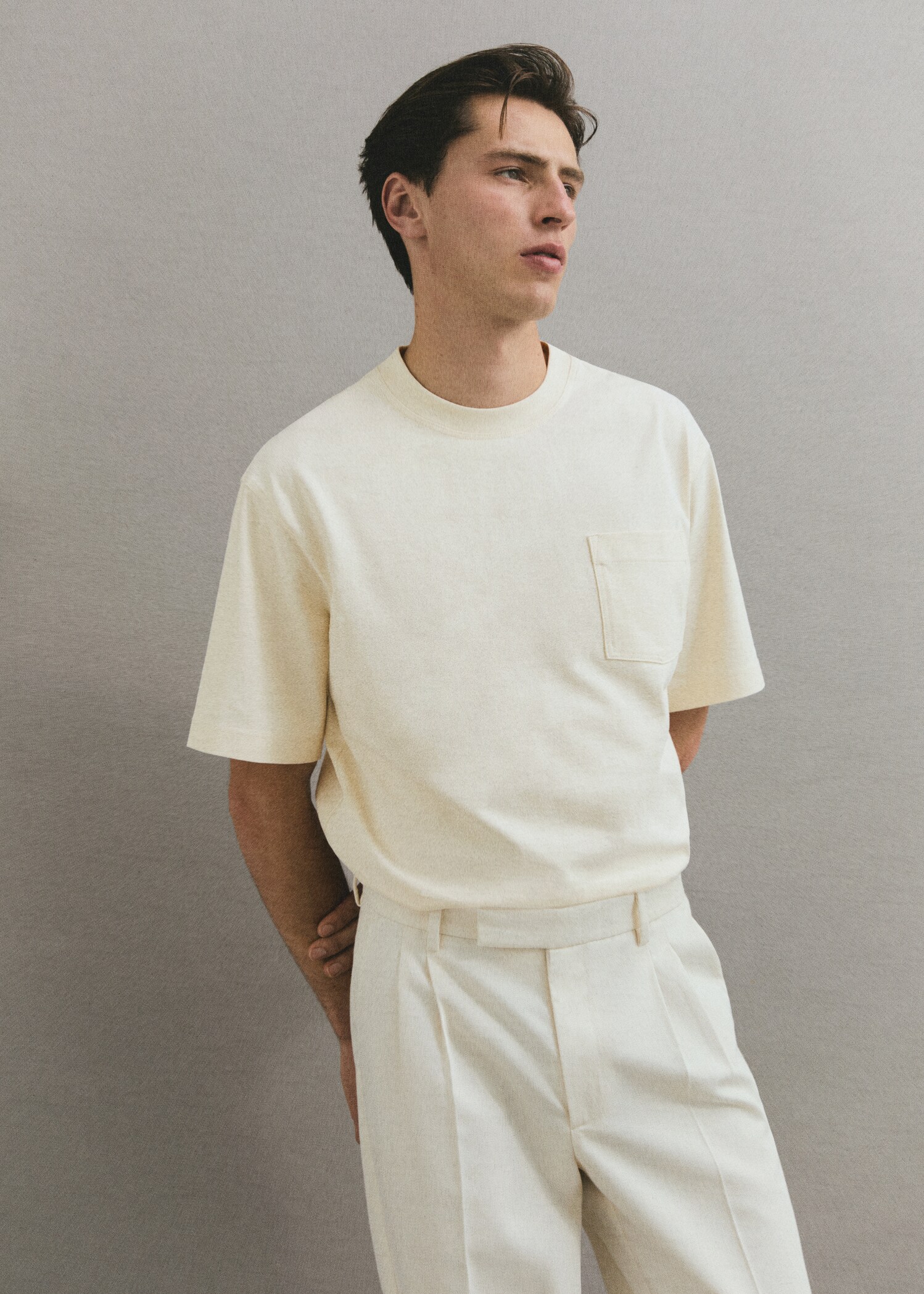 T-shirt poche 100 % coton - Détail de l'article 3