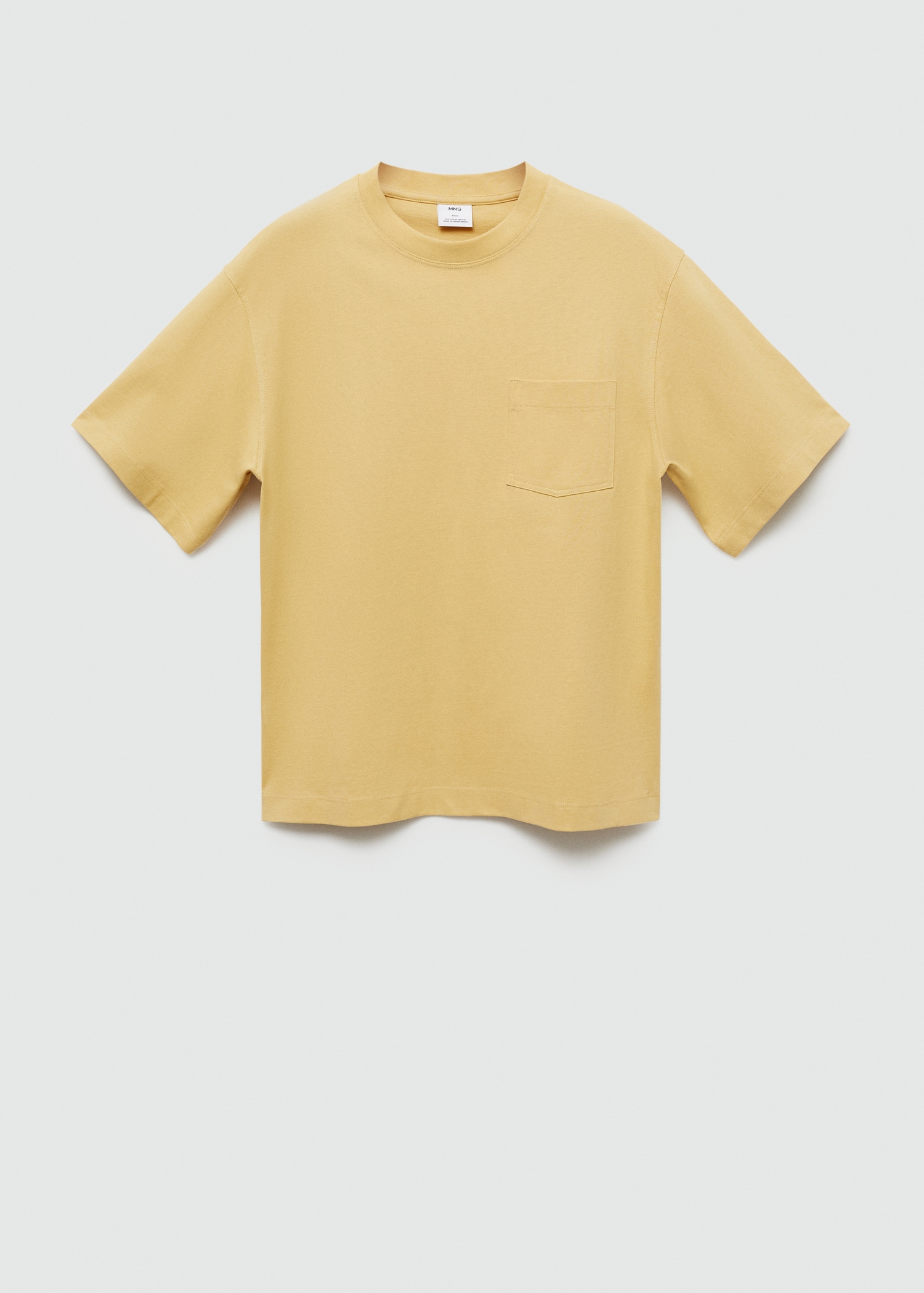 Camiseta bolsillo 100% algodón Hombre MNG Ecuador