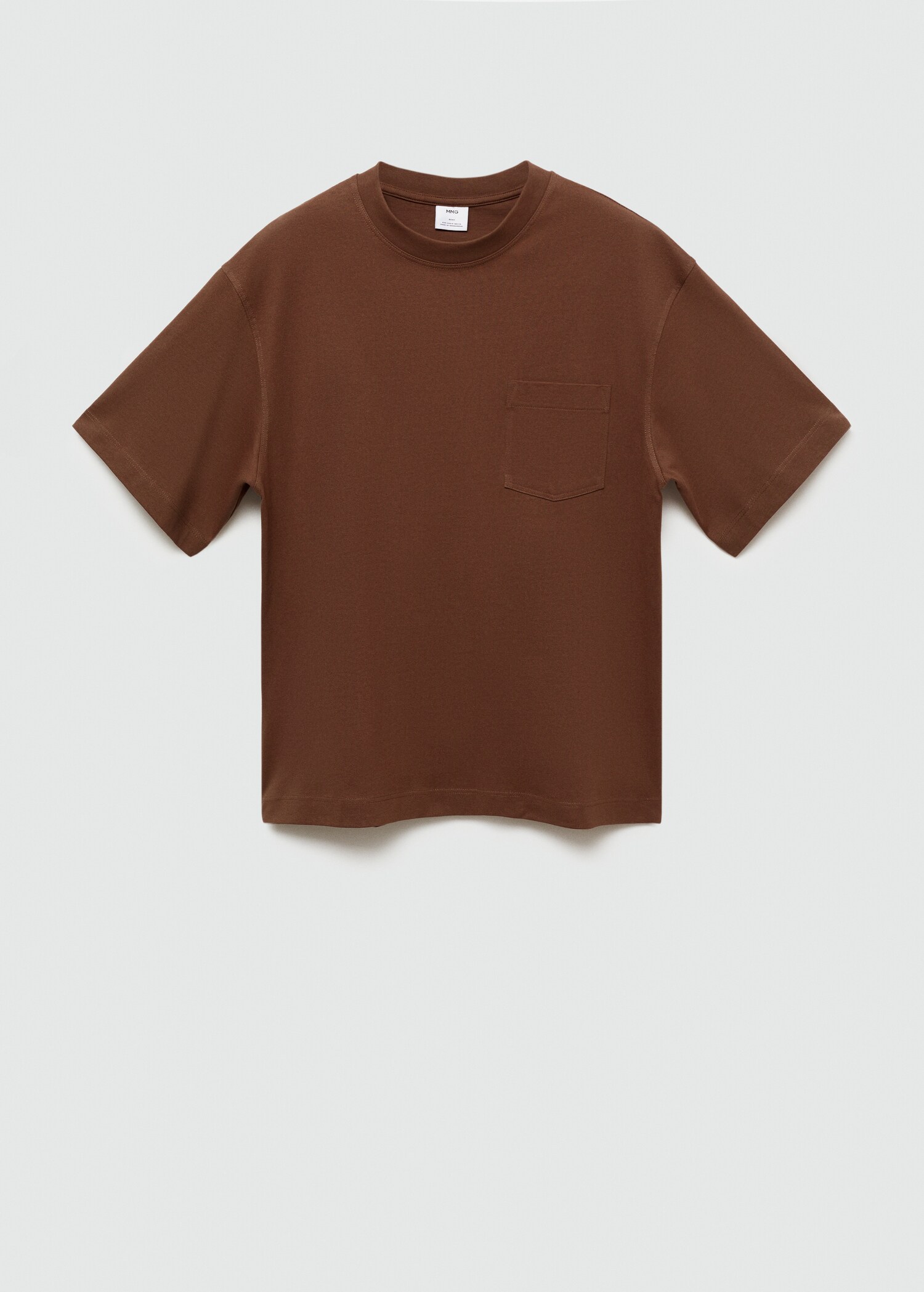 T-shirt poche 100 % coton - Article sans modèle